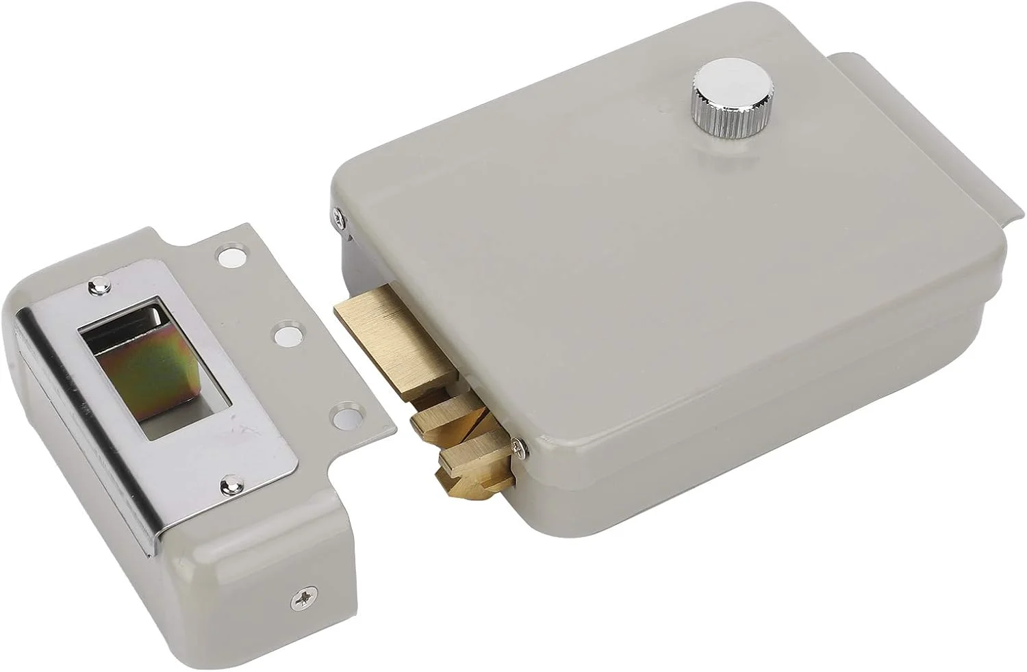 قفل الکترومغناطیسی درب، قفل درب الکترونیکی 2 سیمه 9 تا 12 ولت، ضد سرقت با نرخ خرابی پایین برای درب های آهنی