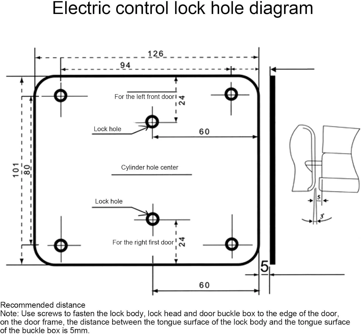 کیت قفل زبانه برقی درب، کنترل دسترسی به ساختمان قفل الکترونیکی، قفل برقی اینترکام ساختمان، امنیت فوق العاده بالا و ضد سرقت