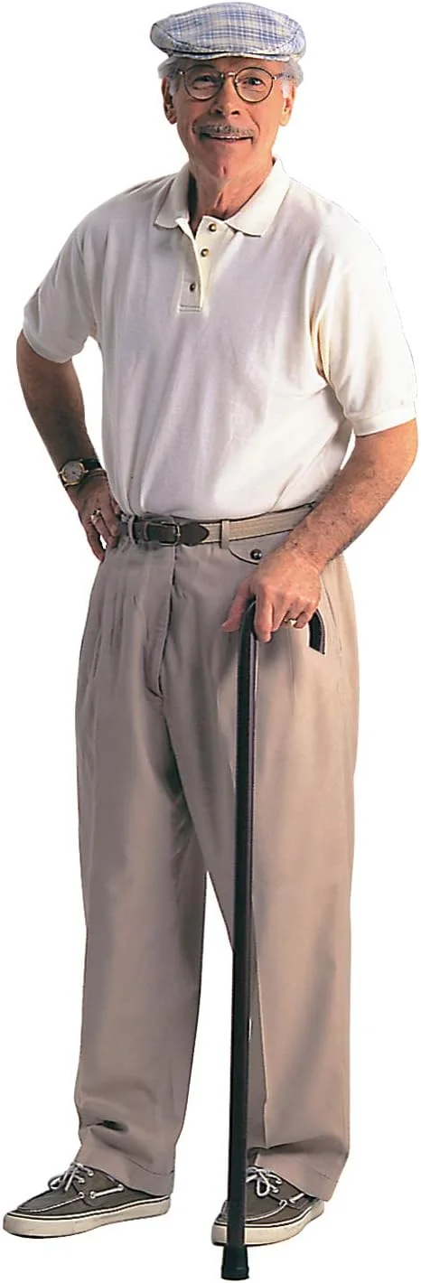 عصای چوبی دسته گرد Carex با روکش گردویی - عصای پیاده روی با نوک لاستیکی - عصای پیاده روی شیک و سنتی برای آقایان و بانوان، ارتفاع 91 سانتی متر، قطر 2.2 سانتی متر، مشکی، 2.2 سانتی متر عصای چوبی دسته گرد Carex با روکش گردویی - عصای پیاده روی با نوک لاستیکی - عصای پیاده روی شیک و سنتی برای آقایان و بانوان، ارتفاع 91 سانتی متر، قطر 2.2 سانتی متر، مشکی، 2.2 سانتی متر