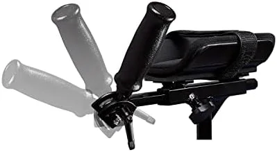 پشتیبانی پلتفرم ساعد قابل تنظیم، اتصال Klip Walker، دستگیره قابل تنظیم زاویه، آلومینیوم سبک وزن، 1 جفت