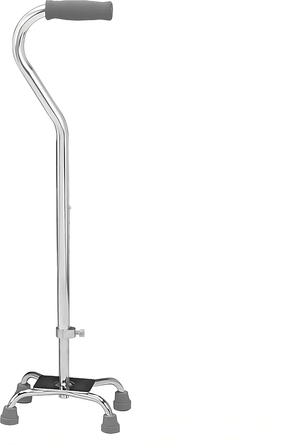 Carex Quad Cane with Small Base - Quad Walking Cane with Offset Cane Handle and Adjustable Height - 4 Tip Cane for Stability Carex Quad Cane with Small Base - Quad Walking Cane with Offset Cane Handle and Adjustable Height - 4 Tip Cane for Stability