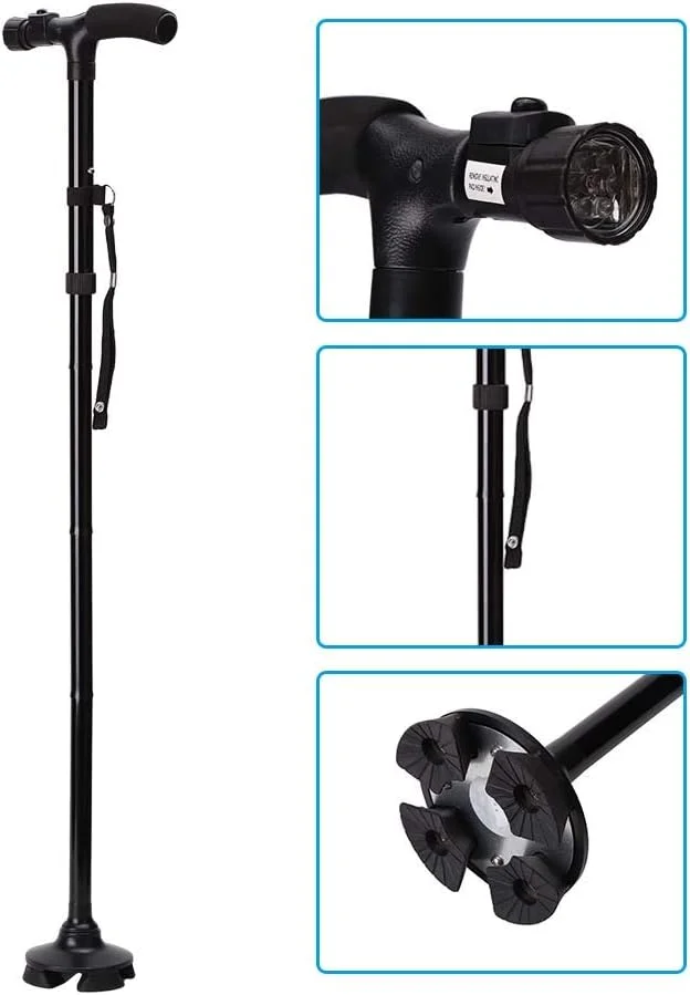 cersalt Collapsible Cane, Anti Shock Foldable Walking Stick, Balancing Mobility Aid for Elderly cersalt Collapsible Cane, Anti Shock Foldable Walking Stick, Balancing Mobility Aid for Elderly