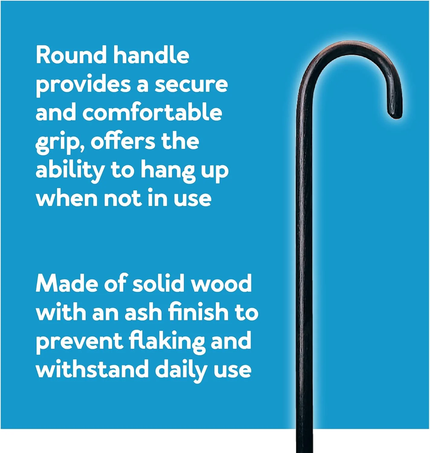 عصای چوبی Carex - عصای چوبی دسته گرد با روکش چوب زبان گنجشک طبیعی و نوک لاستیکی - عصای پیاده روی به سبک سنتی برای مردان و زنان، ارتفاع 91 سانتی متر، قطر 2.2 سانتی متر عصای چوبی Carex - عصای چوبی دسته گرد با روکش چوب زبان گنجشک طبیعی و نوک لاستیکی - عصای پیاده روی به سبک سنتی برای مردان و زنان، ارتفاع 91 سانتی متر، قطر 2.2 سانتی متر