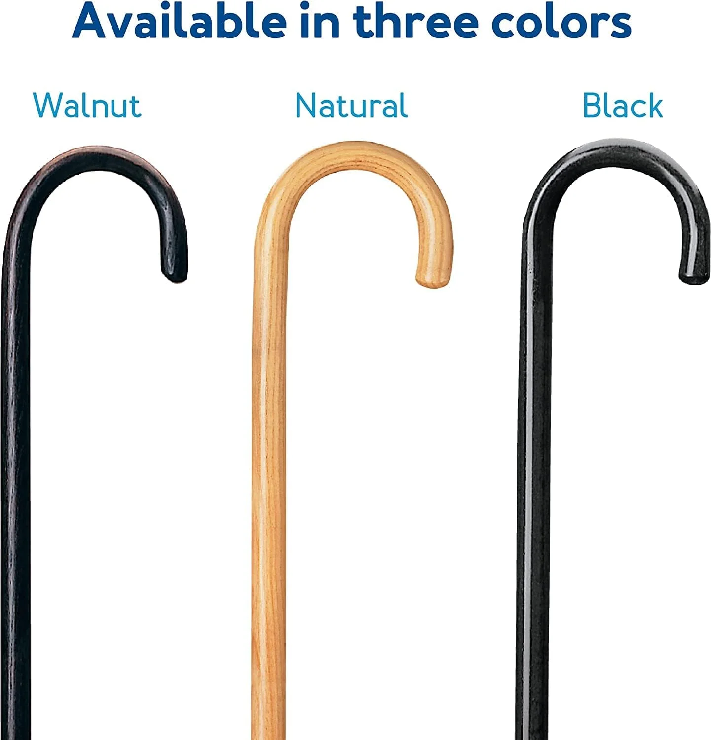 عصای چوبی دسته گرد Carex با روکش گردویی - عصای پیاده روی با نوک لاستیکی - عصای پیاده روی شیک و سنتی برای آقایان و بانوان، ارتفاع 91 سانتی متر، قطر 2.2 سانتی متر، مشکی، 2.2 سانتی متر عصای چوبی دسته گرد Carex با روکش گردویی - عصای پیاده روی با نوک لاستیکی - عصای پیاده روی شیک و سنتی برای آقایان و بانوان، ارتفاع 91 سانتی متر، قطر 2.2 سانتی متر، مشکی، 2.2 سانتی متر