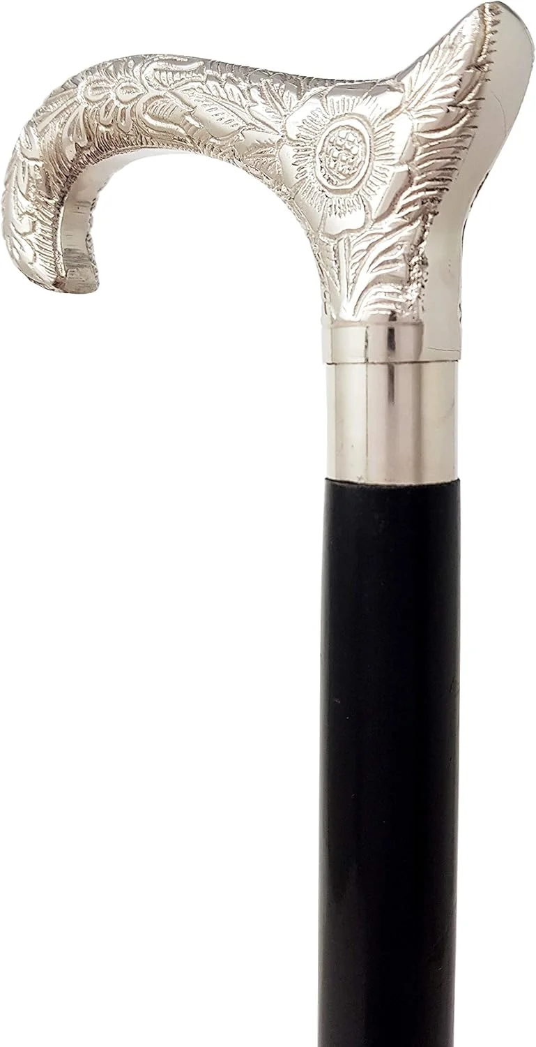 عصای پیاده‌روی برنجی دریایی - عصای چوبی زیبا، قوی و بادوام