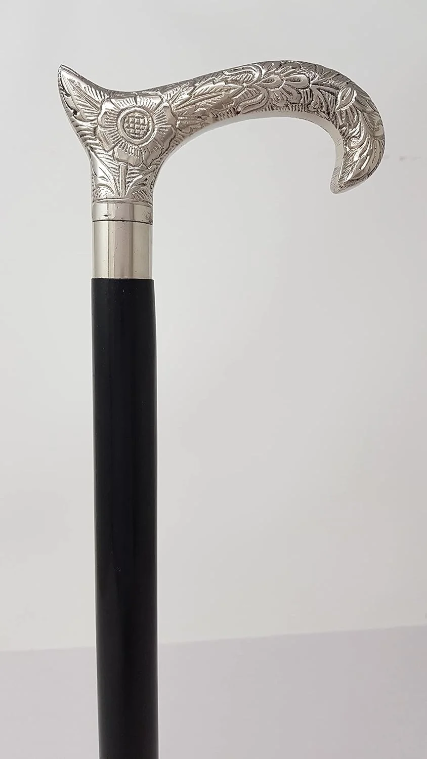 عصای پیاده‌روی برنجی دریایی - عصای چوبی زیبا، قوی و بادوام