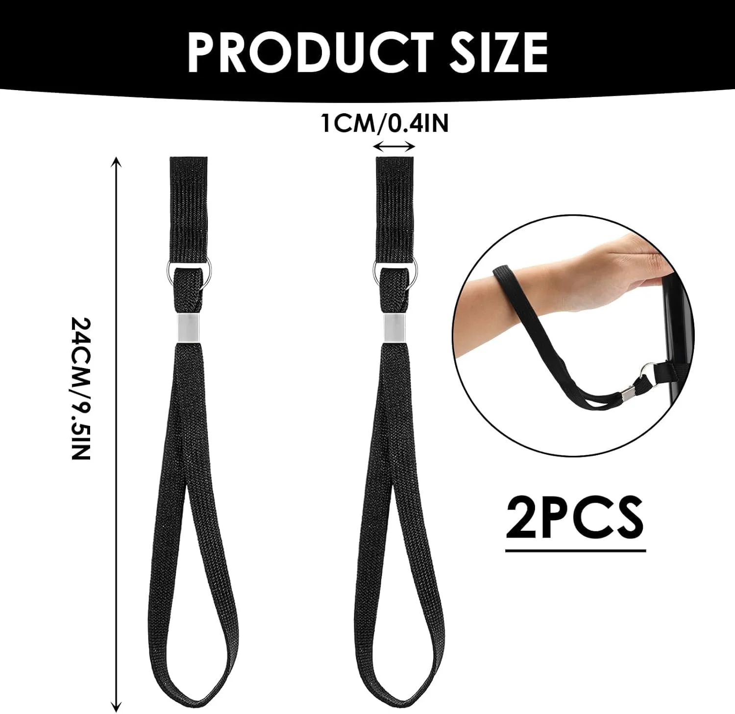 مچ بند عصا BIVOFU، بند مچ برای عصاهای پیاده روی - لوازم جانبی برای عصا زیر بغل و عصا - طراحی محکم و قابل تنظیم - ایده آل برای سالمندان و معلولین