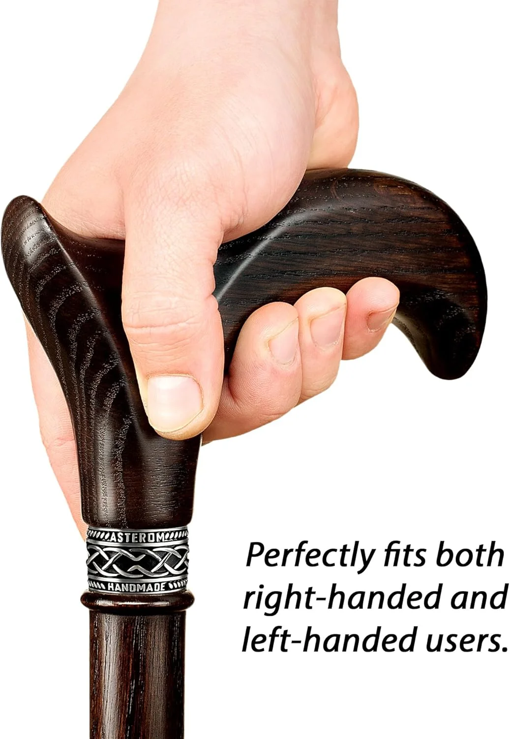 عصای پیاده روی آستروم - دست ساز، ارگونومیک، چوبی - عصا برای مردان، عصا برای زنان - عصاهای پیاده روی برای سالمندان، منحصر به فرد، چوب عصای پیاده روی آستروم - دست ساز، ارگونومیک، چوبی - عصا برای مردان، عصا برای زنان - عصاهای پیاده روی برای سالمندان، منحصر به فرد، چوب