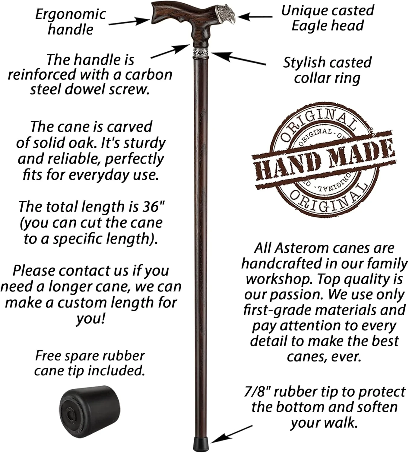 عصاهای پیاده روی شیک و فانتزی آستروم برای آقایان خوش استایل