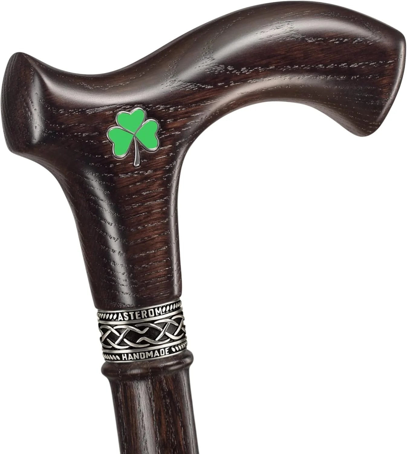 عصای پیاده روی دست ساز ایرلندی Asterom برای آقایان و بانوان - عصای چوبی منحصر به فرد - عصای پیاده روی شیک