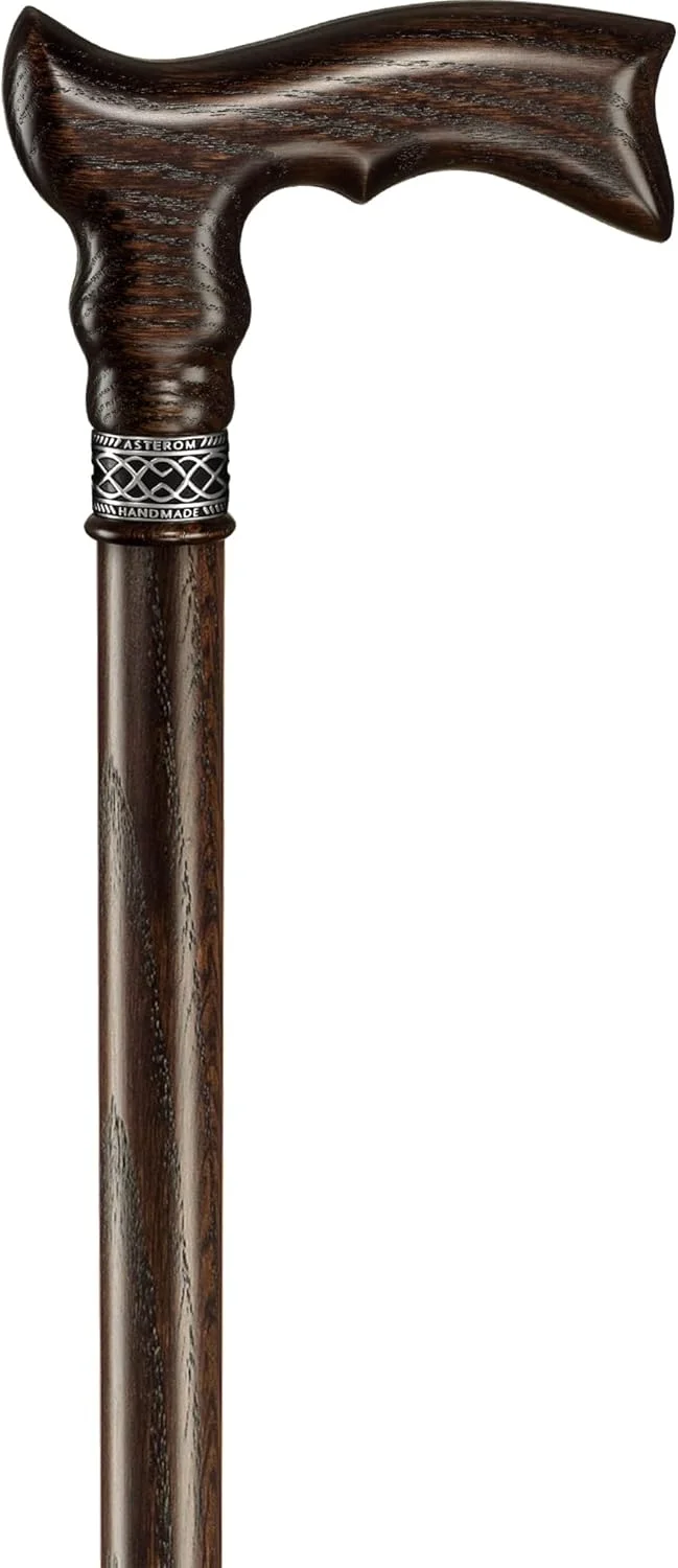 عصای پیاده روی فوق العاده بلند Asterom برای مردان و زنان قد بلند - عصاهای چوبی ارگونومیک، عصای پیاده روی شیک - 39 اینچ عصای پیاده روی فوق العاده بلند Asterom برای مردان و زنان قد بلند - عصاهای چوبی ارگونومیک، عصای پیاده روی شیک - 39 اینچ