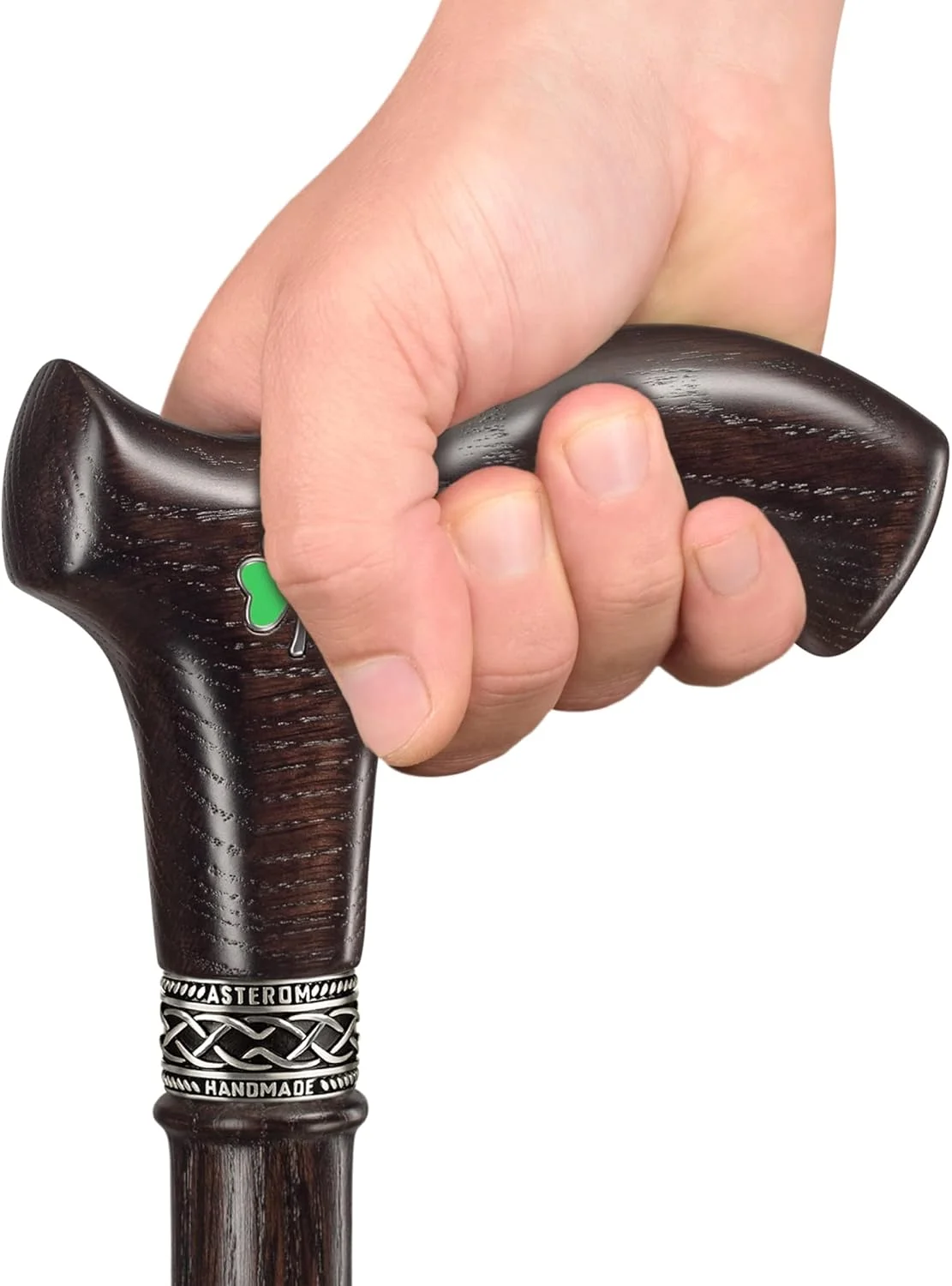 عصای پیاده روی دست ساز ایرلندی Asterom برای آقایان و بانوان - عصای چوبی منحصر به فرد - عصای پیاده روی شیک