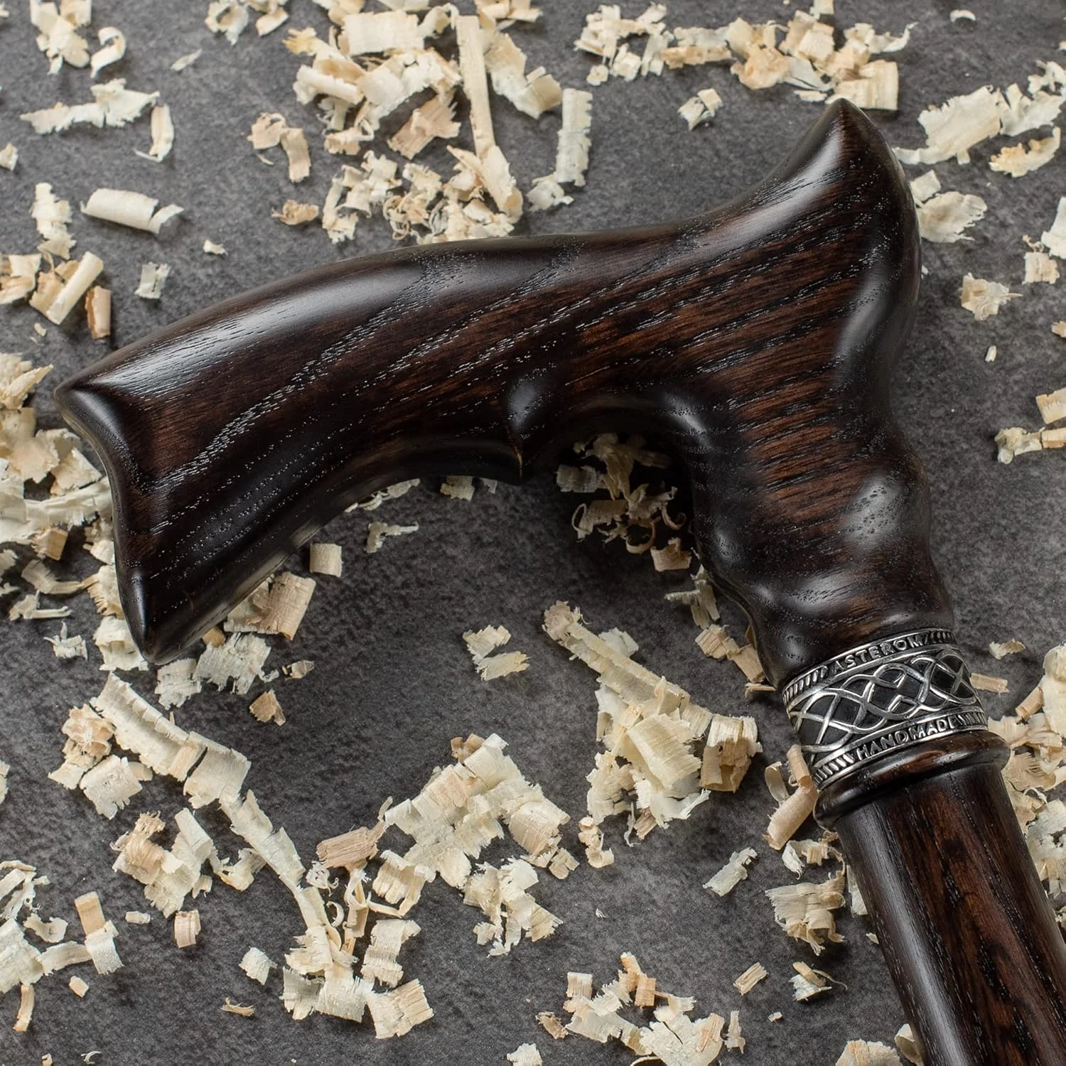 عصای پیاده روی فوق العاده بلند Asterom برای مردان و زنان قد بلند - عصاهای چوبی ارگونومیک، عصای پیاده روی شیک - 39 اینچ عصای پیاده روی فوق العاده بلند Asterom برای مردان و زنان قد بلند - عصاهای چوبی ارگونومیک، عصای پیاده روی شیک - 39 اینچ