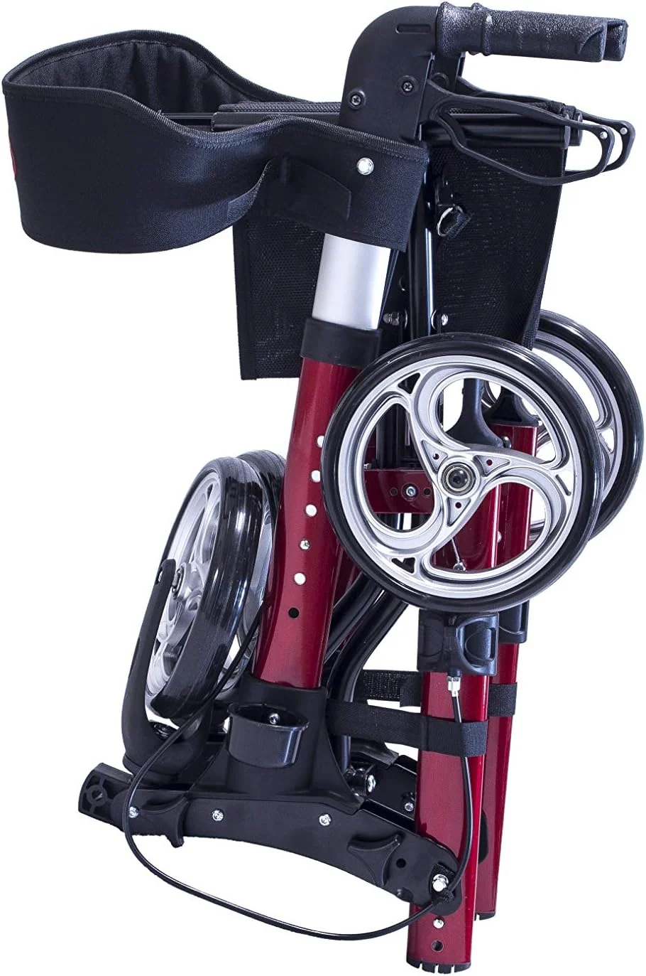 رولیتور تاشو آلومینیومی آنتار مدل AT51006R وزن 8 کیلوگرم، قرمز رولیتور تاشو آلومینیومی آنتار مدل AT51006R وزن 8 کیلوگرم، قرمز