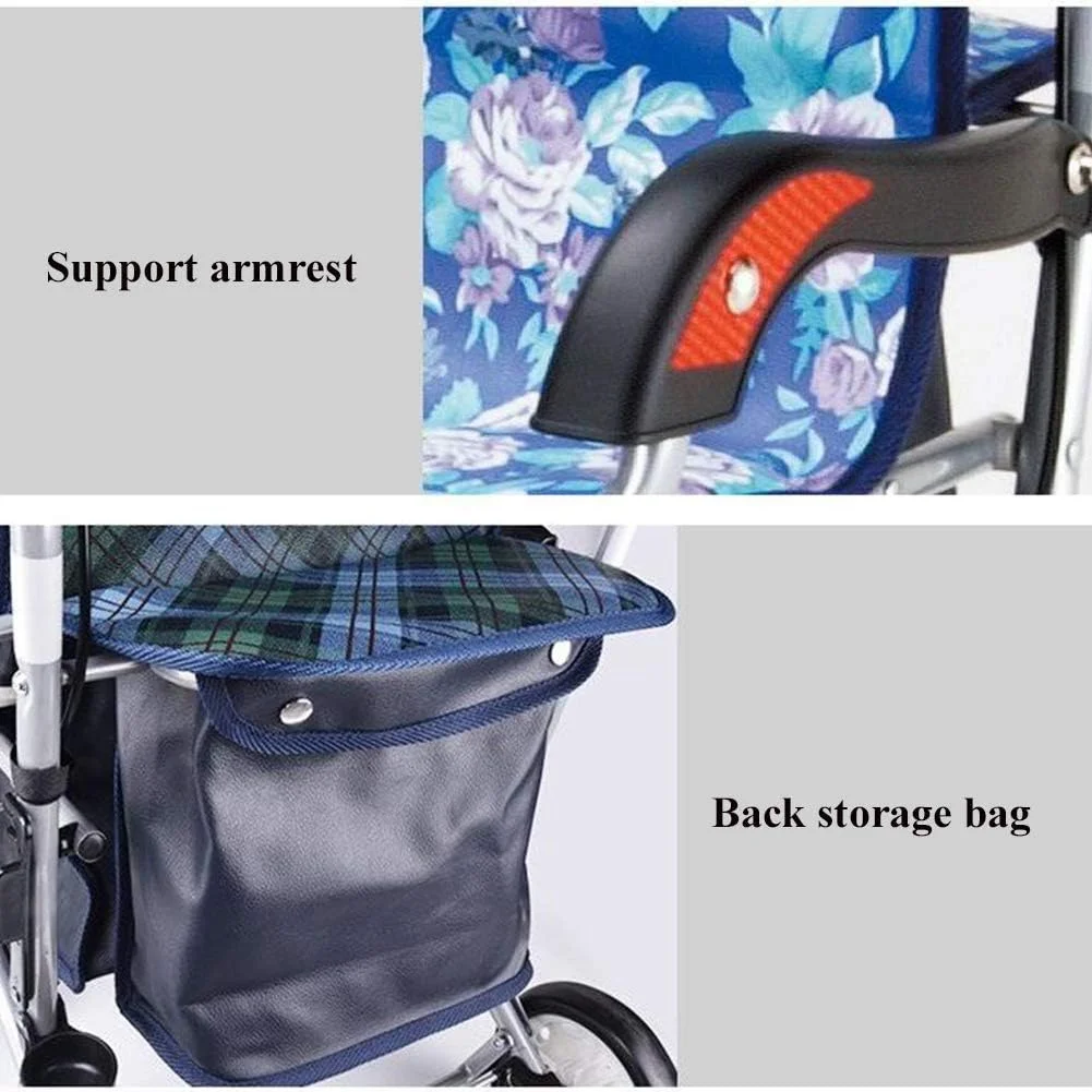 واکر سالمندان، واکر آلومینیومی 4 چرخ رولیتور با سبد خرید، قاب پیاده روی تاشو برای کمک به تحرک سالمندان، واکر چرخ دار با قابلیت تنظیم ارتفاع برای فضای باز (B) واکر سالمندان، واکر آلومینیومی 4 چرخ رولیتور با سبد خرید، قاب پیاده روی تاشو برای کمک به تحرک سالمندان، واکر چرخ دار با قابلیت تنظیم ارتفاع برای فضای باز (B)