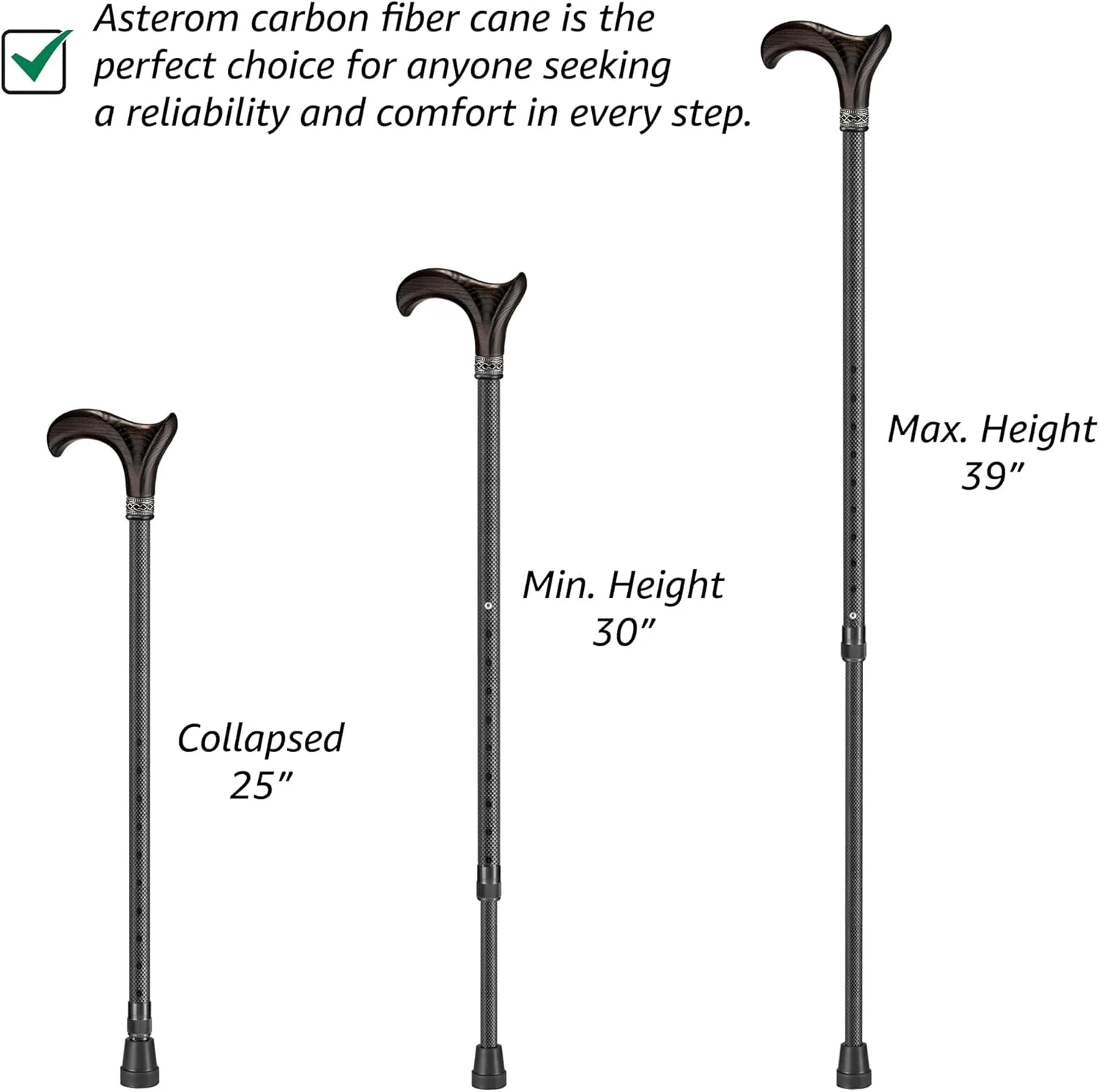 عصای پیاده روی آستروم - دست ساز، ارگونومیک، چوبی - عصا برای مردان، عصا برای زنان - عصای پیاده روی برای سالمندان، منحصر به فرد، چوب عصای پیاده روی آستروم - دست ساز، ارگونومیک، چوبی - عصا برای مردان، عصا برای زنان - عصای پیاده روی برای سالمندان، منحصر به فرد، چوب