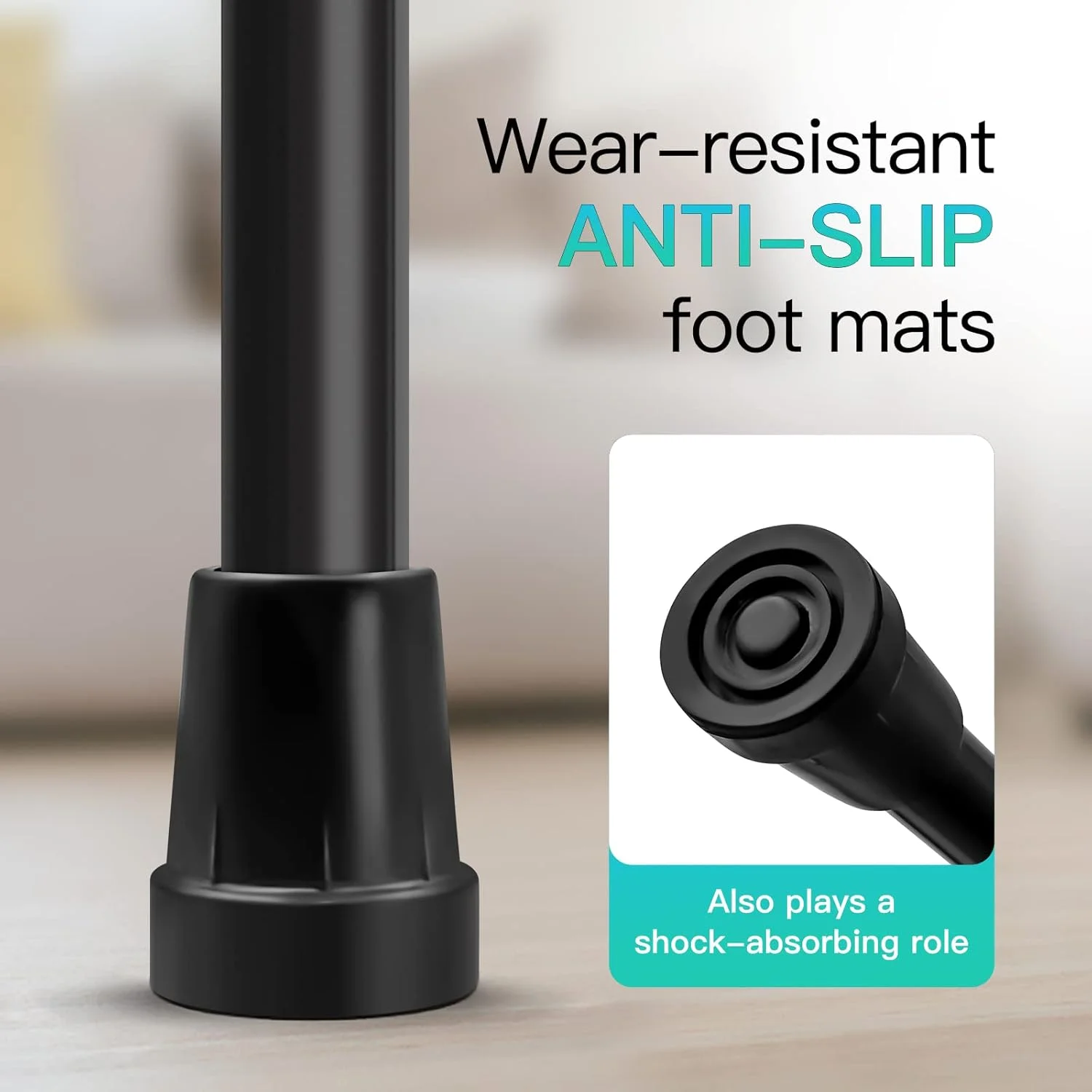 عصای تاشو Akeoil، چوب دستی پیاده روی با ارتفاع قابل تنظیم، عصا برای مردان، زنان و سالمندان، وسایل کمکی برای افراد با تحرک محدود (مشکی) عصای تاشو Akeoil، چوب دستی پیاده روی با ارتفاع قابل تنظیم، عصا برای مردان، زنان و سالمندان، وسایل کمکی برای افراد با تحرک محدود (مشکی)