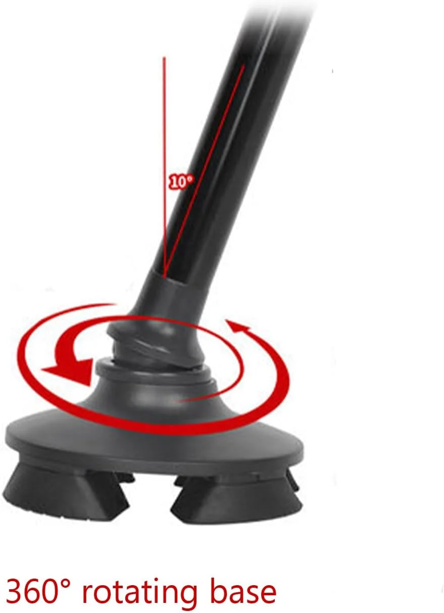 عصای تاشو الکاظمی با چراغ LED و آلارم، عصای دسته قابل تنظیم، مناسب برای سالمندان با دسته T نرم و پایه چهارگانه برای پیاده روی، کوهنوردی و کوله گردی عصای تاشو الکاظمی با چراغ LED و آلارم، عصای دسته قابل تنظیم، مناسب برای سالمندان با دسته T نرم و پایه چهارگانه برای پیاده روی، کوهنوردی و کوله گردی