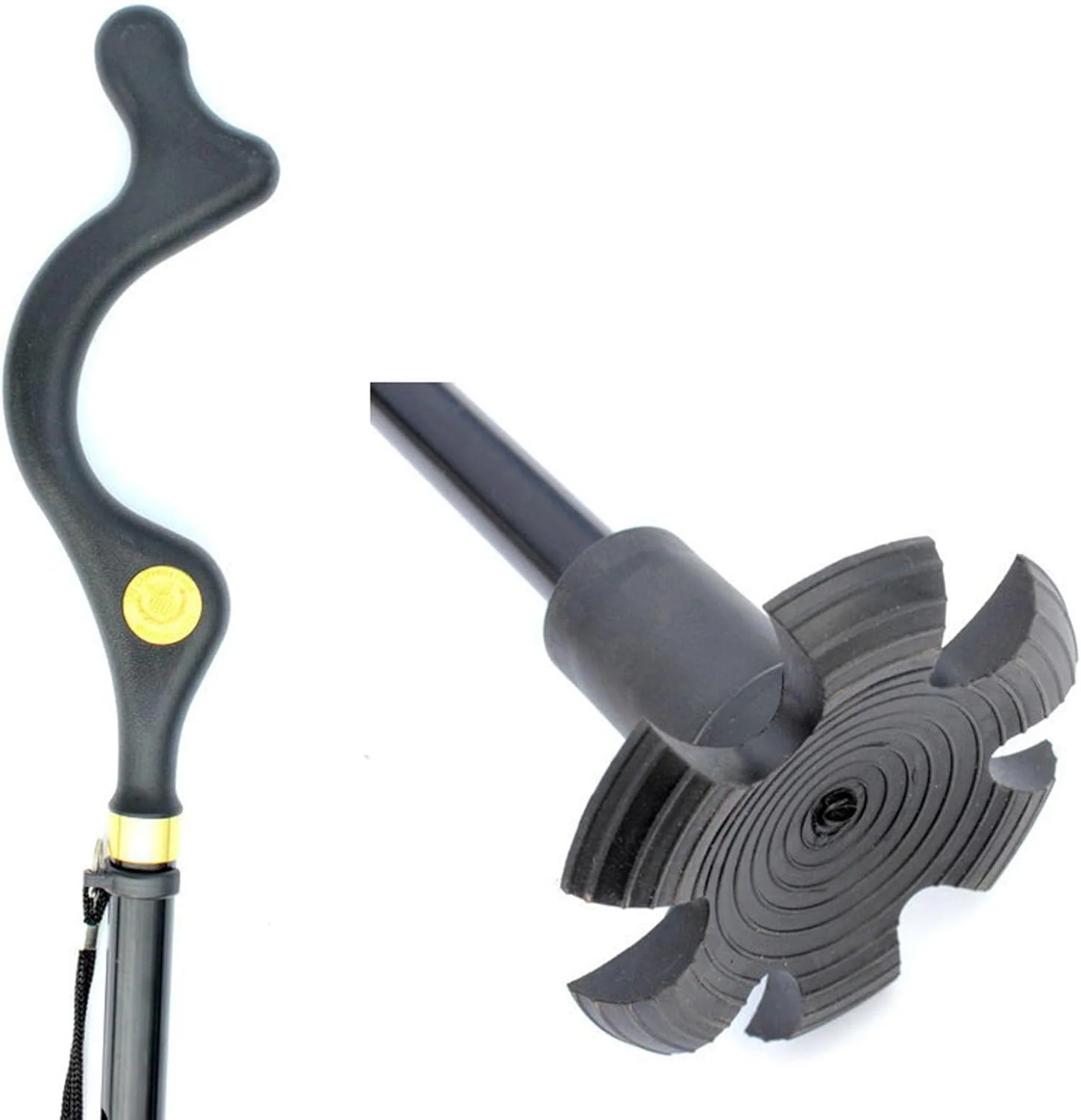 عصای پیاده روی قابل تنظیم برای بزرگسالان، عصای تاشو برای تحرک، کمک حرکتی سبک وزن برای تعادل در سفر - تلسکوپی عصای پیاده روی قابل تنظیم برای بزرگسالان، عصای تاشو برای تحرک، کمک حرکتی سبک وزن برای تعادل در سفر - تلسکوپی