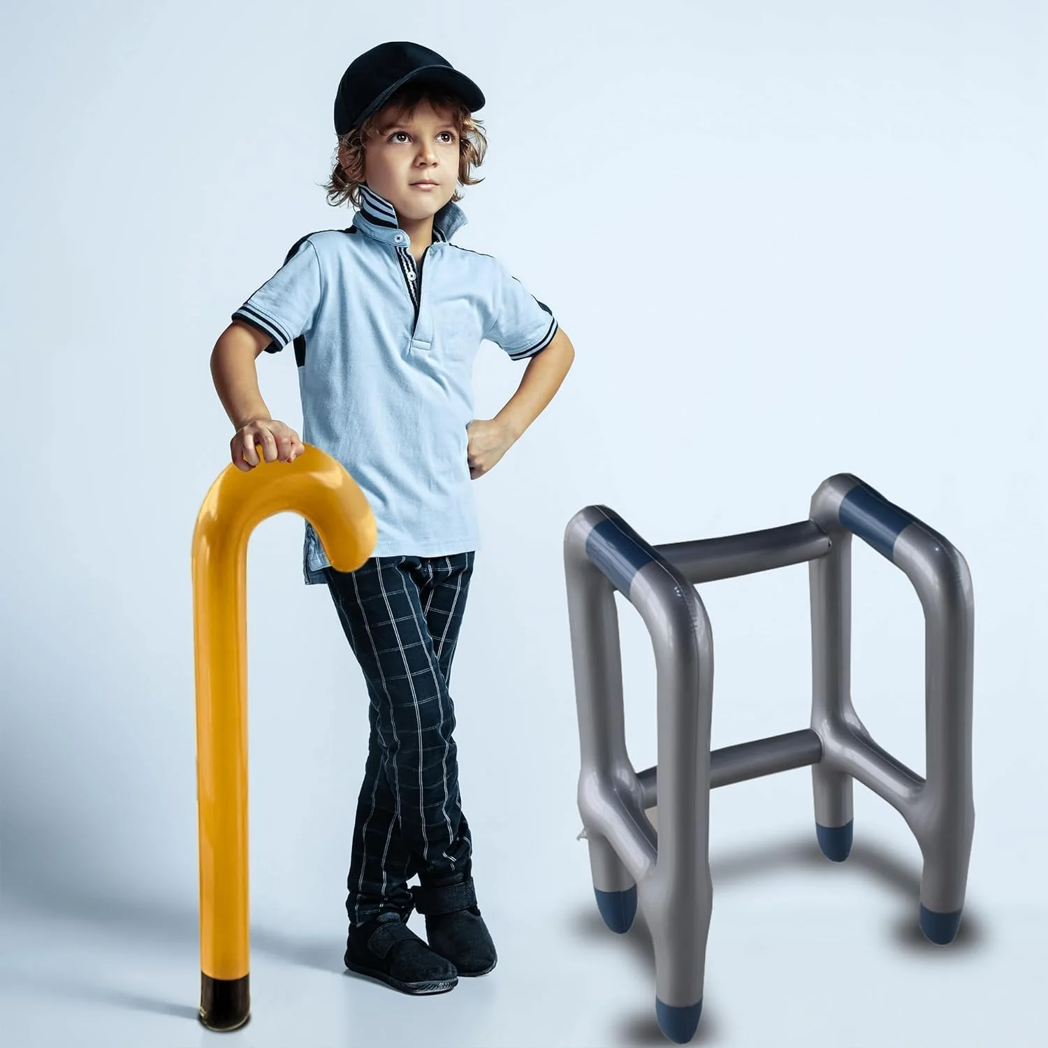 عصای بادی طرح پیرمرد 4E's Novelty - عصای بادی، عصای پیاده روی، لوازم جانبی لباس 100 روز مدرسه برای کودکان، دکوراسیون جشن بازنشستگی سالمندان عصای بادی طرح پیرمرد 4E's Novelty - عصای بادی، عصای پیاده روی، لوازم جانبی لباس 100 روز مدرسه برای کودکان، دکوراسیون جشن بازنشستگی سالمندان