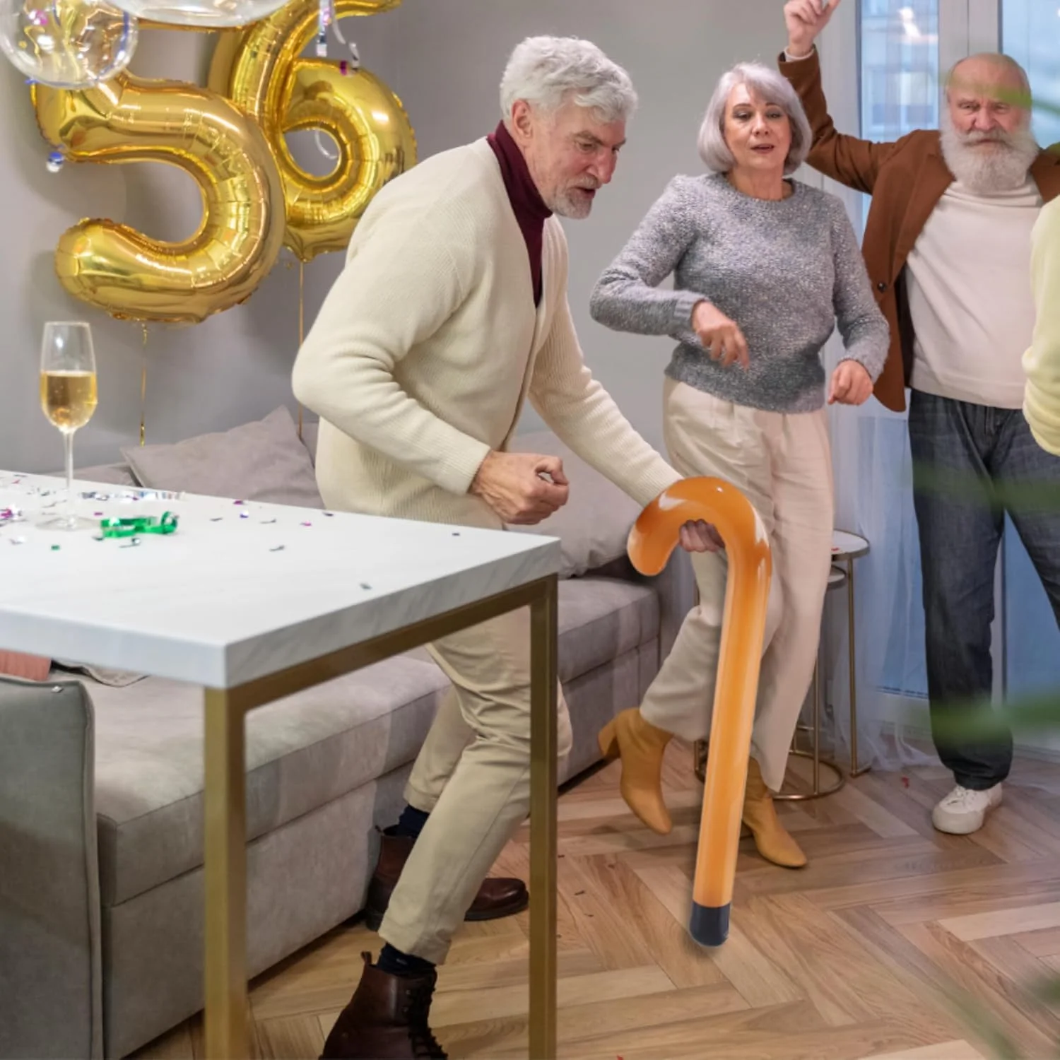 عصای بادی طرح پیرمرد 4E's Novelty - عصای بادی، عصای پیاده روی، لوازم جانبی لباس 100 روز مدرسه برای کودکان، دکوراسیون جشن بازنشستگی سالمندان عصای بادی طرح پیرمرد 4E's Novelty - عصای بادی، عصای پیاده روی، لوازم جانبی لباس 100 روز مدرسه برای کودکان، دکوراسیون جشن بازنشستگی سالمندان