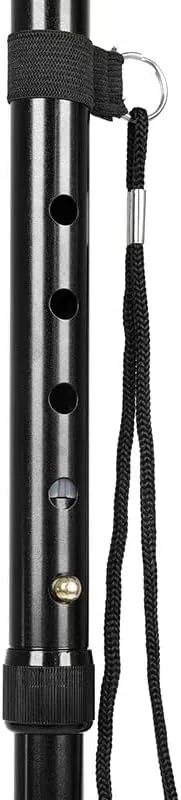 عصای تاشو با چراغ LED، عصا و چوب دستی قابل تنظیم برای مردان و زنان، عصای پیاده روی برای سالمندان با دسته بالشتکی و پایه چهارگانه چرخشی برای پیاده روی، کوهنوردی و کوله گردی عصای تاشو با چراغ LED، عصا و چوب دستی قابل تنظیم برای مردان و زنان، عصای پیاده روی برای سالمندان با دسته بالشتکی و پایه چهارگانه چرخشی برای پیاده روی، کوهنوردی و کوله گردی