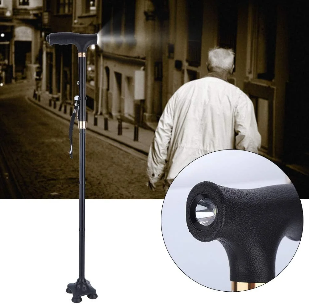 عصای پیاده روی ضد شوک، دسته های T راحت و سبک قابل تنظیم، عصای پیاده روی تاشو قابل حمل، برای پیاده روی در فضای باز، تعادل ویژه سالمندان عصای پیاده روی ضد شوک، دسته های T راحت و سبک قابل تنظیم، عصای پیاده روی تاشو قابل حمل، برای پیاده روی در فضای باز، تعادل ویژه سالمندان