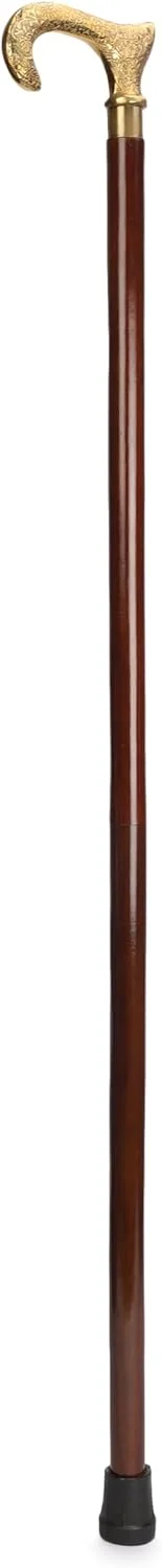 عصا دستی آجونی برای مردان، زنان و سالمندان، عصای چوبی سبک وزن تاشو تزئینی با دسته، عصای کوهنوردی برای پیاده روی، هدیه