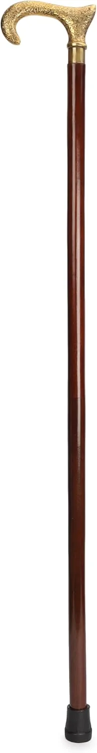 عصا دستی آجونی برای مردان، زنان و سالمندان، عصای چوبی سبک وزن تاشو تزئینی با دسته، عصای کوهنوردی برای پیاده روی، هدیه