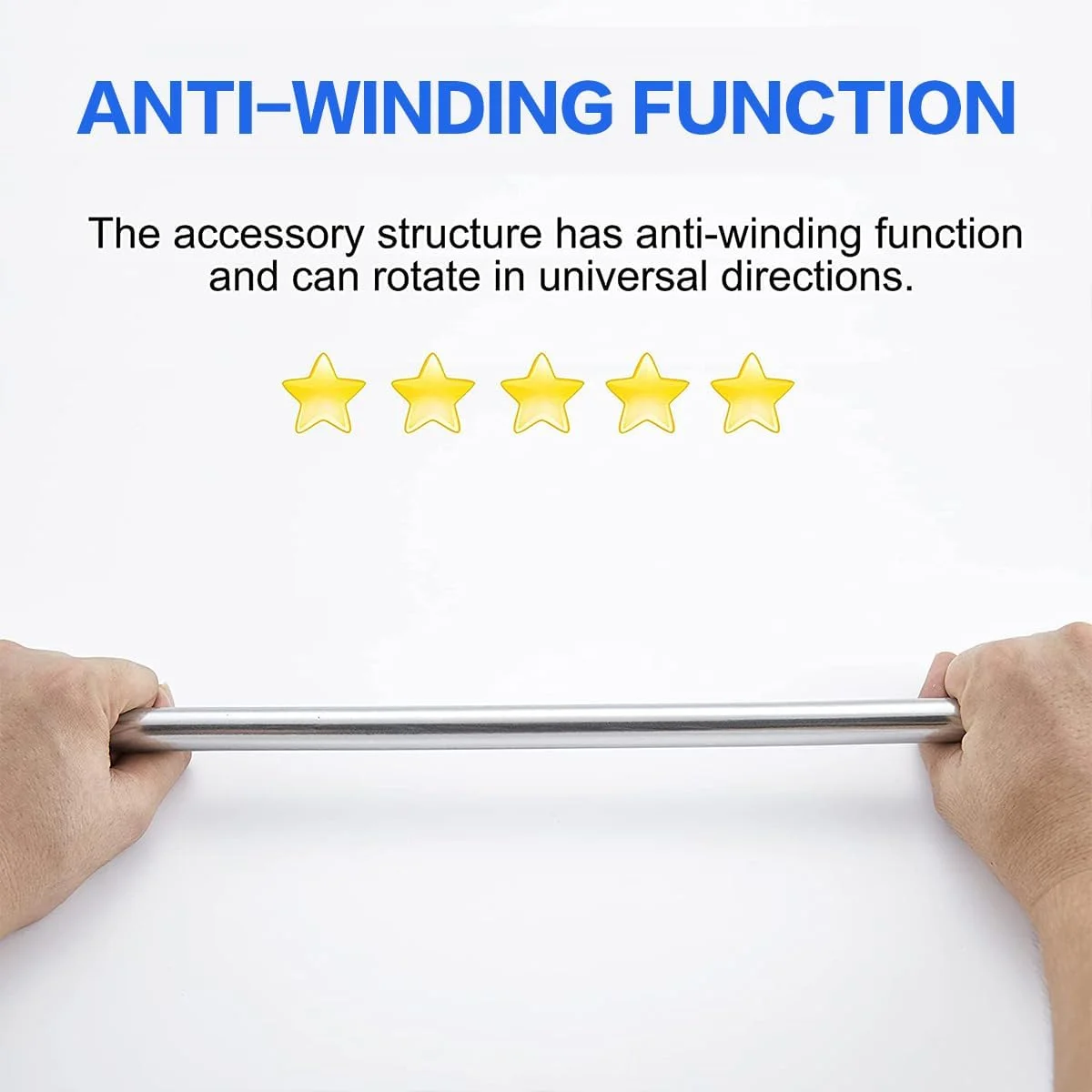 شلنگ دوش ECVV به طول 1.5 متر، 1 عدد، اتصال G1/2 اینچ، شلنگ انعطاف پذیر PVC ممتاز برای سردوش دستی، شلنگ های انعطاف پذیر، شلنگ جایگزین سردوش انعطاف پذیر، ضد پیچ خوردگی، تمیز کردن آسان