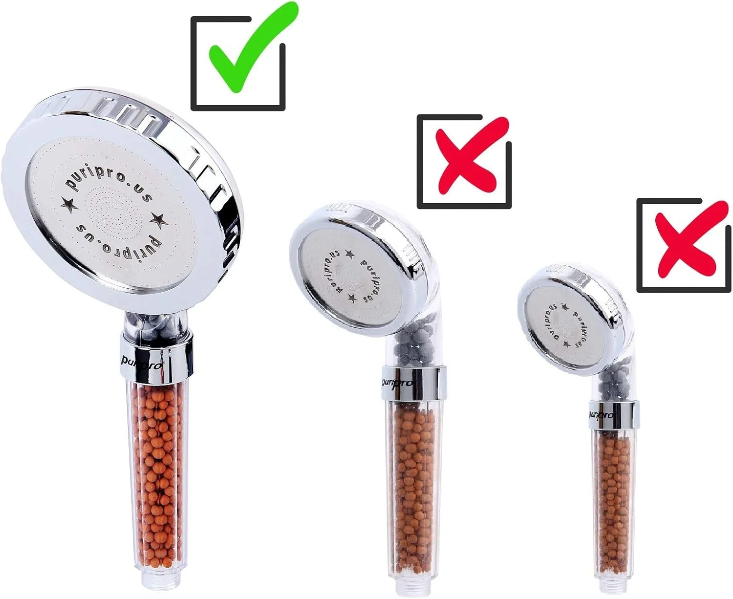 فیلتر دوش یونی سر دوش اسپا ضد ریزش مو و ضد شوره افزایش فشار کاهش مصرف آب صرفه جویی در آب