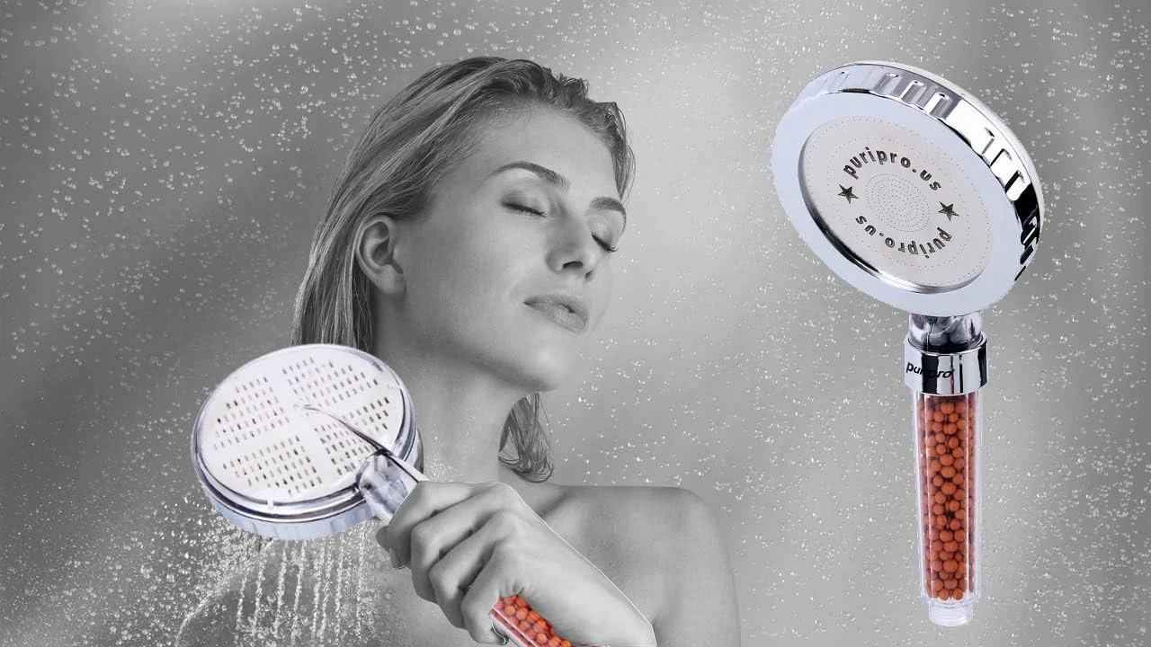 فیلتر دوش یونی سر دوش اسپا ضد ریزش مو و ضد شوره افزایش فشار کاهش مصرف آب صرفه جویی در آب