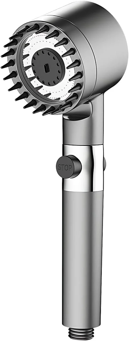 سردوش حمام بارانی JJSCOYADA با 4 حالت فیلتر و فشار قوی، سردوش حمام با سر ماساژ سیلیکونی اسپا