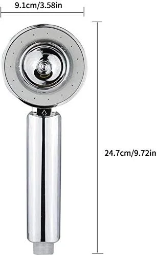 سردوش دستی، سردوش دو طرفه Aminery، نازل دوش پرفشار صرفه جویی در آب با سر اسپری اتمیزه کننده ژل دوش برای ماساژ حمام (A)