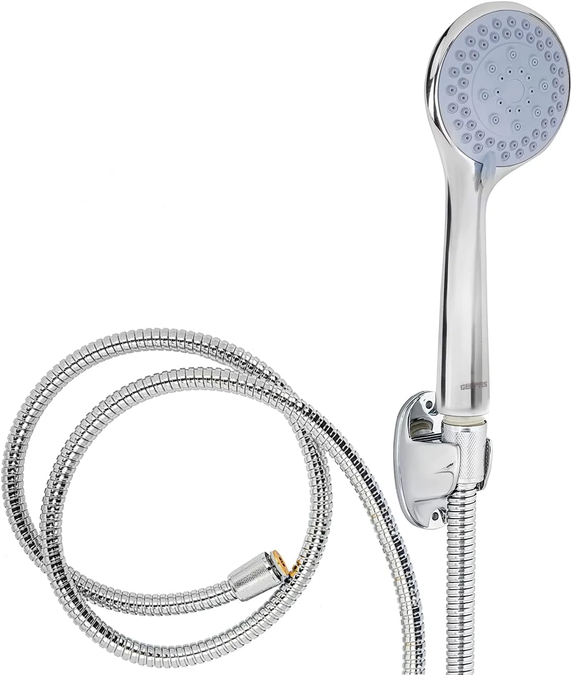 دوش دستی 5 حالته Geepas Gsw61085 - طراحی قابل حمل و مدرن، عملکردهای بارانی-دایره ای و ماساژ قدرتی برای تجربه دوش آرامش بخش | 0.1-0.3 مگاپاسکال