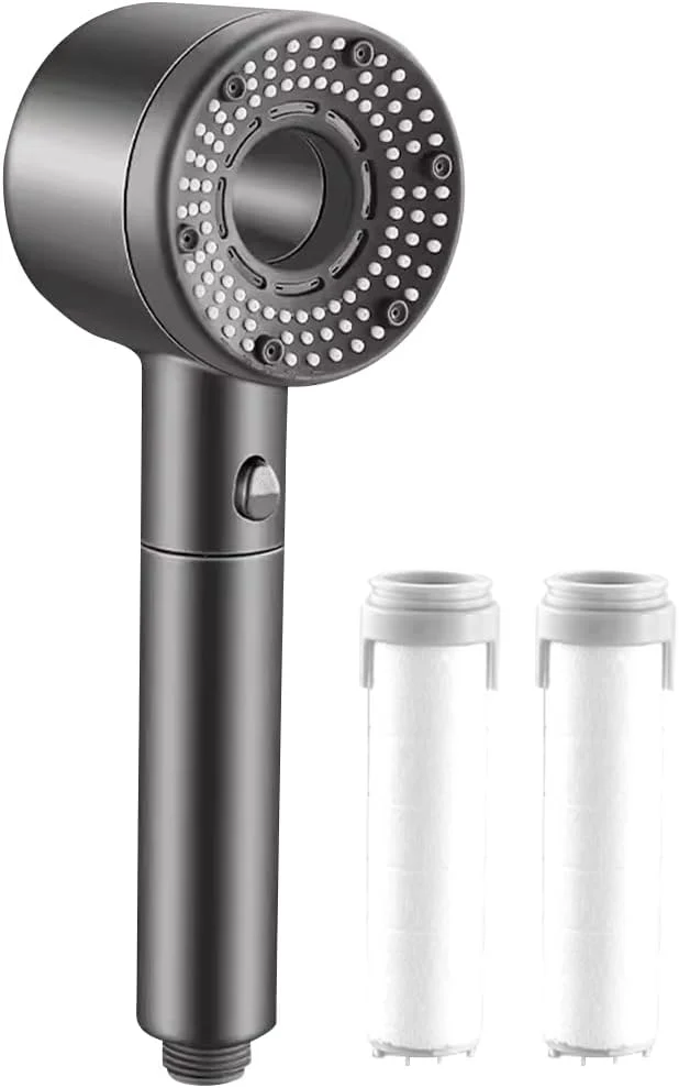 سردوش فیلتردار دستی BRIMIX با فشار بالا، کمک به کاهش ریزش مو، تقویت پوست، حذف کلر، فیلتر آب سخت به همراه 2 فیلتر اضافی سردوش فیلتردار دستی BRIMIX با فشار بالا، کمک به کاهش ریزش مو، تقویت پوست، حذف کلر، فیلتر آب سخت به همراه 2 فیلتر اضافی