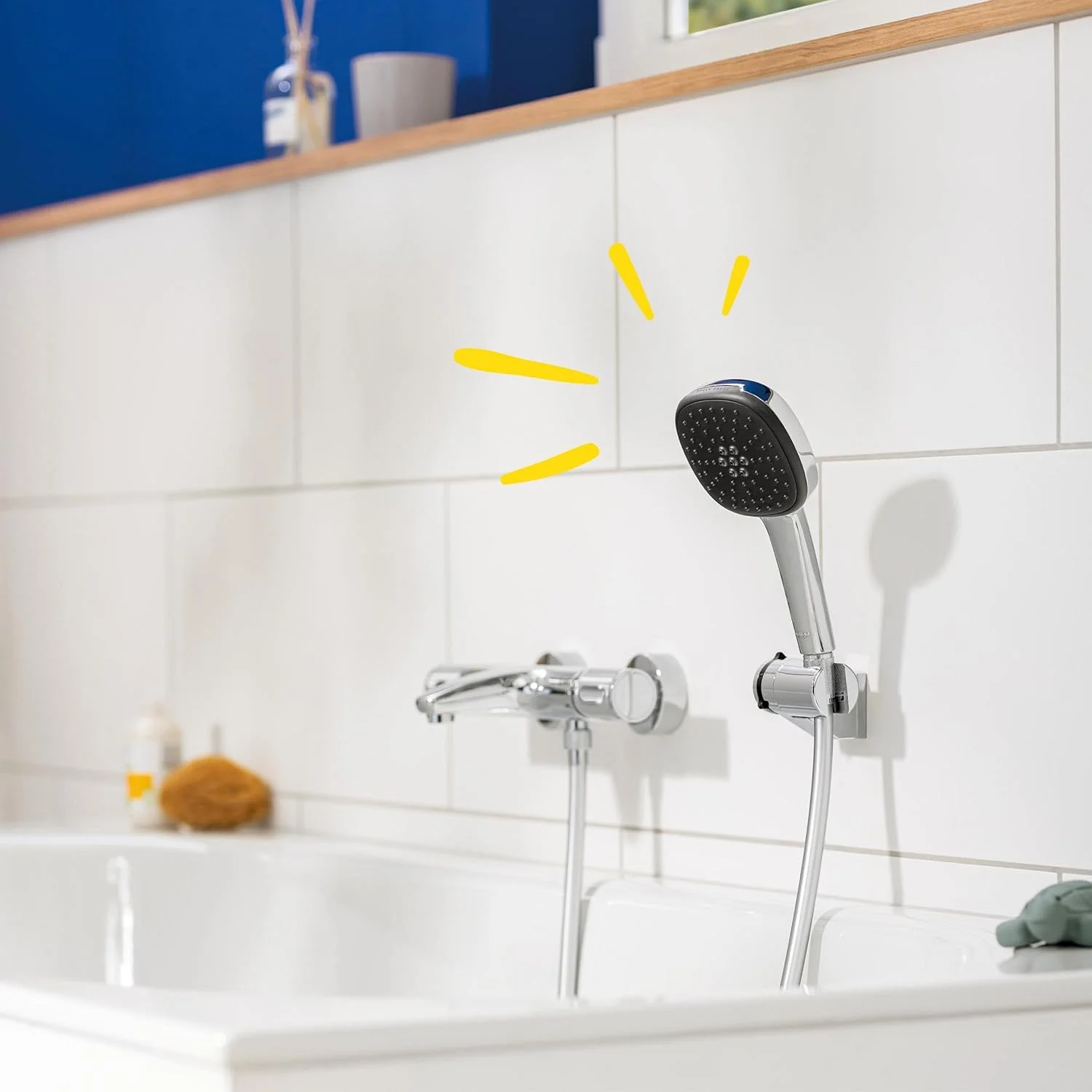 دوش دستی GROHE Vitalio Comfort 110 با 3 حالت پاشش، 9.5 لیتر در دقیقه