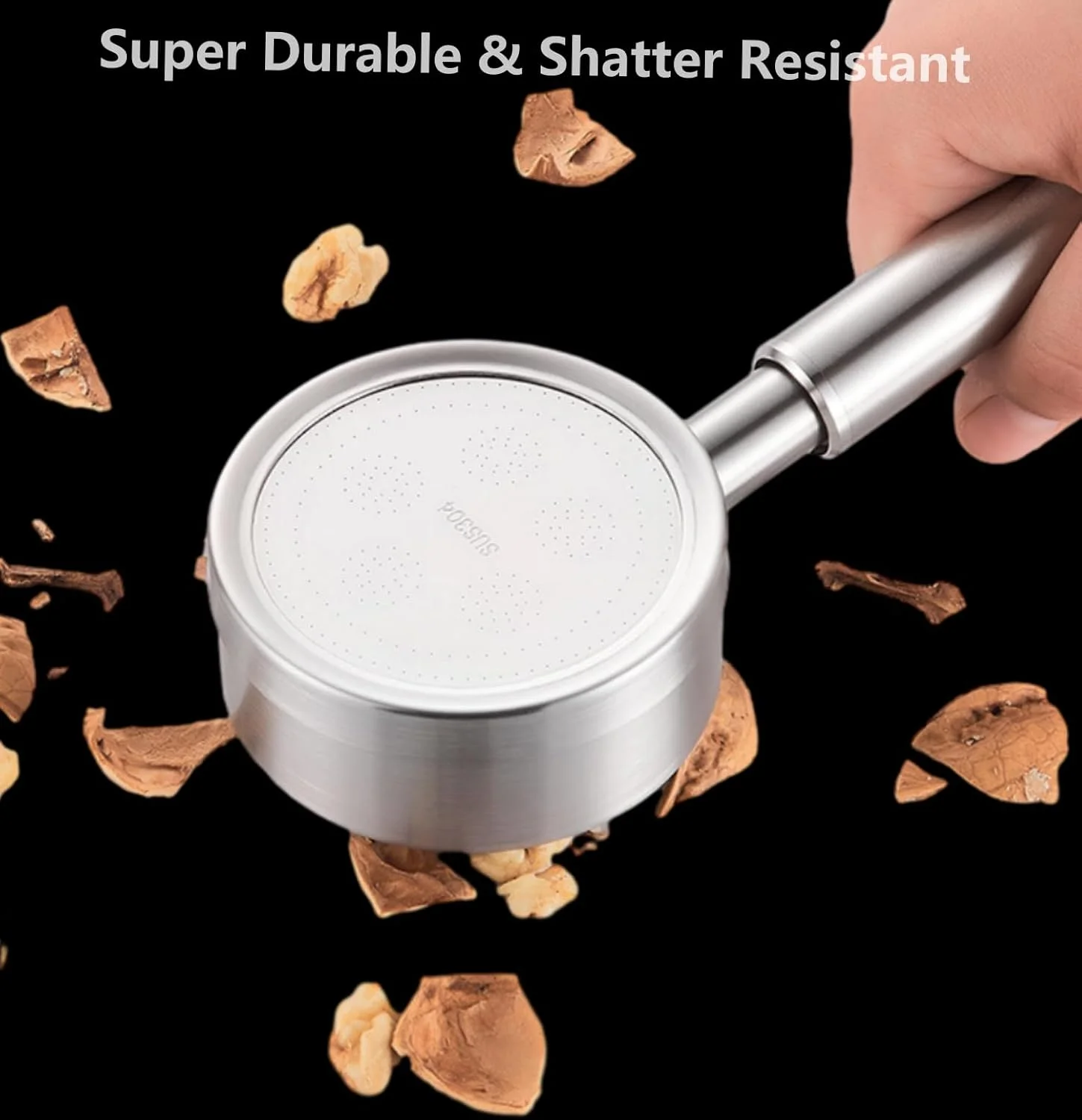 سردوش حمام فشار قوی Aimeur، سردوش دستی استیل 304 با شلنگ استیل 150 سانتی متری و نگهدارنده چسبی، آبپاش دستی ضد زنگ برای حیوانات خانگی و کودکان (نقره ای) سردوش حمام فشار قوی Aimeur، سردوش دستی استیل 304 با شلنگ استیل 150 سانتی متری و نگهدارنده چسبی، آبپاش دستی ضد زنگ برای حیوانات خانگی و کودکان (نقره ای)