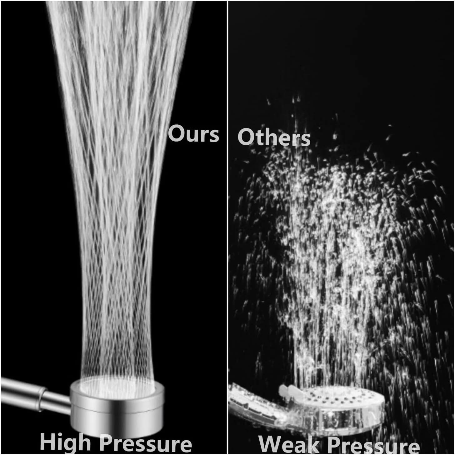 سردوش حمام فشار قوی Aimeur، سردوش دستی استیل 304 با شلنگ استیل 150 سانتی متری و نگهدارنده چسبی، آبپاش دستی ضد زنگ برای حیوانات خانگی و کودکان (نقره ای) سردوش حمام فشار قوی Aimeur، سردوش دستی استیل 304 با شلنگ استیل 150 سانتی متری و نگهدارنده چسبی، آبپاش دستی ضد زنگ برای حیوانات خانگی و کودکان (نقره ای)