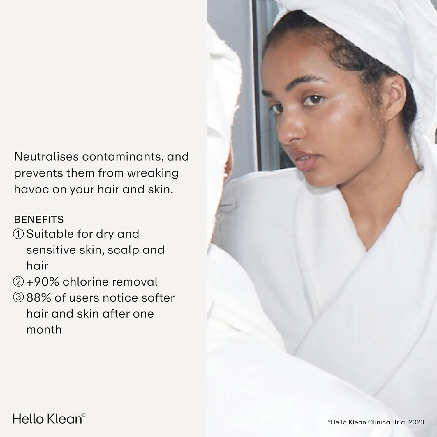 سردوش حمام Hello Klean با روکش کروم - فیلتر کننده فلزات ناخواسته، کلر و ناخالصی های موجود در آب - بهبود کیفیت پوست و مو - افزایش فشار آب تا 2 برابر - نصب سریع و آسان سردوش حمام Hello Klean با روکش کروم - فیلتر کننده فلزات ناخواسته، کلر و ناخالصی های موجود در آب - بهبود کیفیت پوست و مو - افزایش فشار آب تا 2 برابر - نصب سریع و آسان