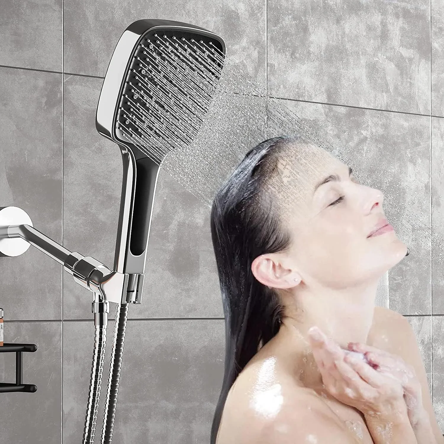 سردوش حمام Exrp، سردوش های فشار قوی با 3 حالت اسپری، فقط سردوش قدرتمند، سردوش بزرگ صرفه جویی در آب جهانی سردوش حمام Exrp، سردوش های فشار قوی با 3 حالت اسپری، فقط سردوش قدرتمند، سردوش بزرگ صرفه جویی در آب جهانی