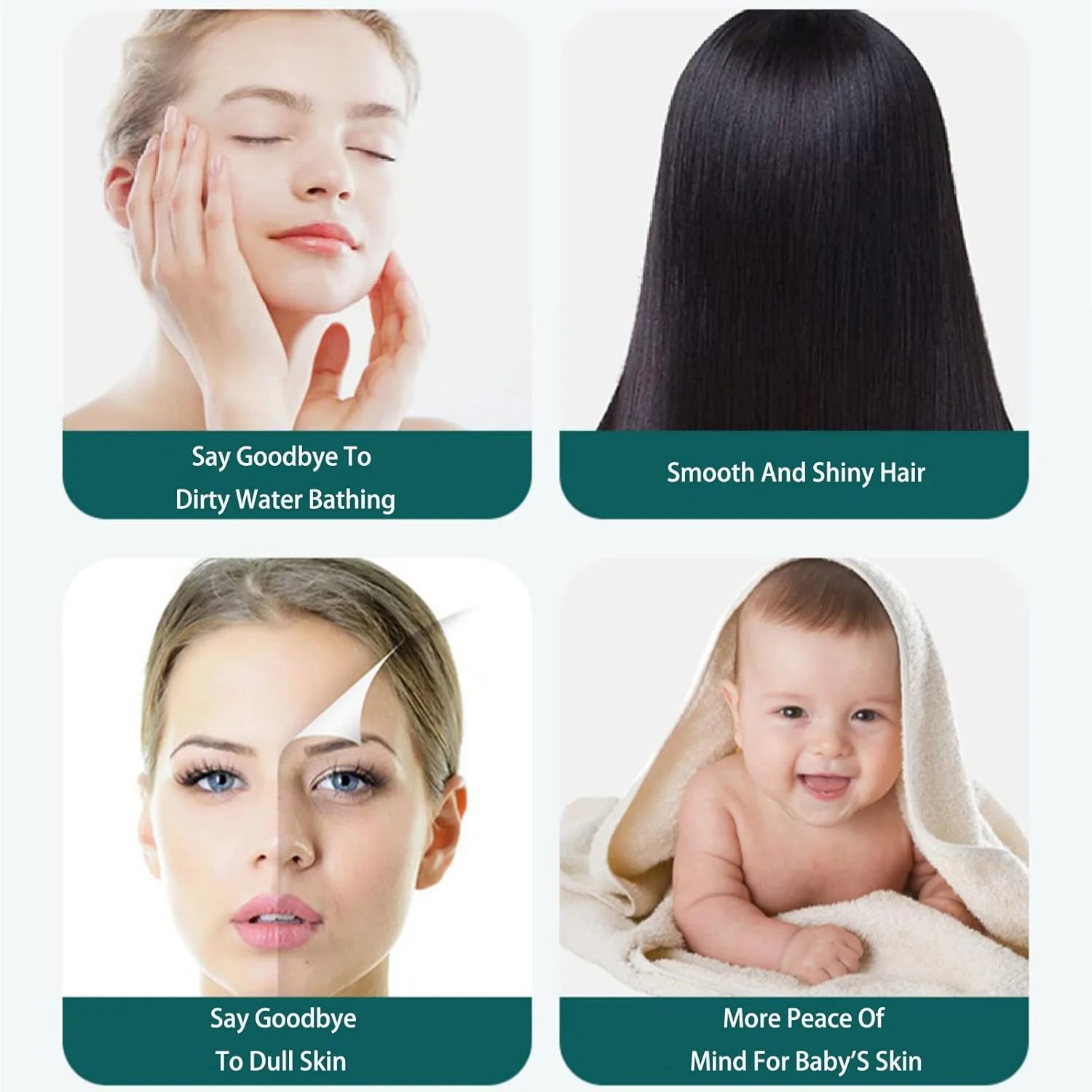 DEKII Shower Filter Shower Head - High Pressure Remove Chlorine and Impurities, Massages Scalp to anti Hairfall and Dry Skin, with Shower Hose Holder DEKII Shower Filter Shower Head - High Pressure Remove Chlorine and Impurities, Massages Scalp to anti Hairfall and Dry Skin, with Shower Hose Holder