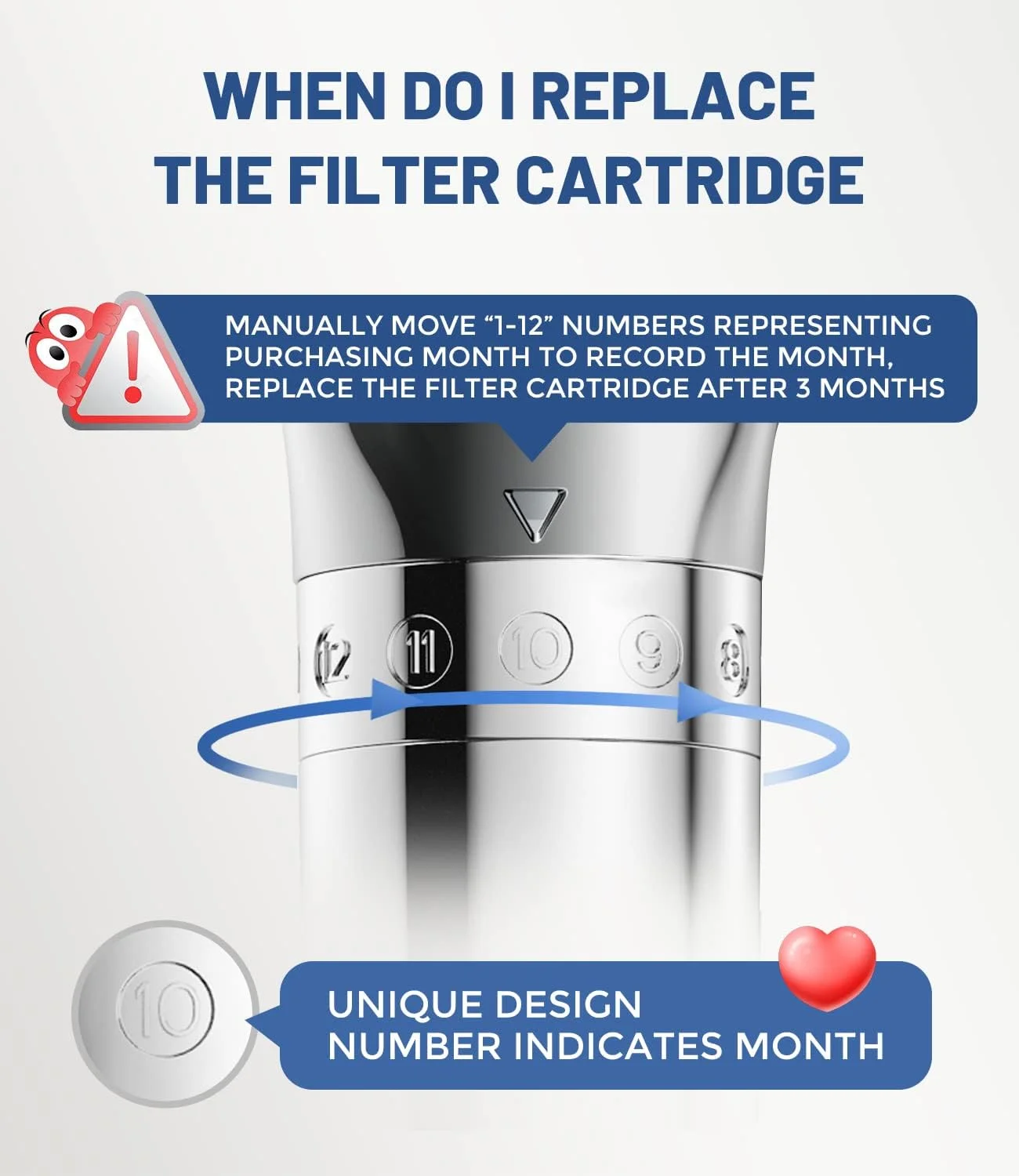 سردوش دستی هوپوپرو با فشار بالا و 6 حالت پاشش به همراه فیلتر، سردوش دستی فیلتردار با جریان بالا، فیلتر نرم کننده آب برای آب سخت - حذف کلر - بهبود وضعیت پوست و مو