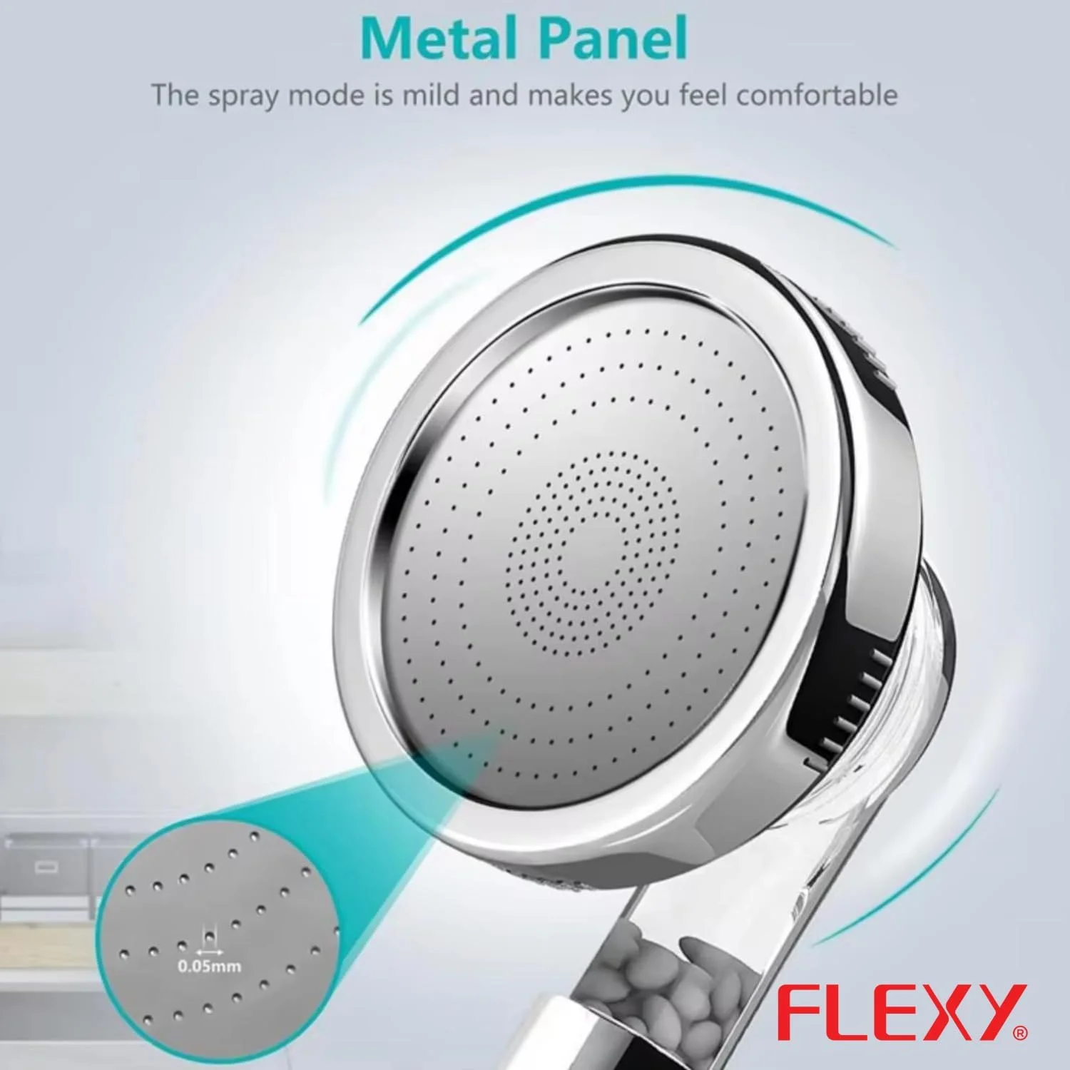 سردوش فیلتردار FLEXY® - آب خالص، پوست و موی درخشان را تجربه کنید. دارای توپ های معدنی، حذف کلر و ناخالصی ها. 3 حالت دوش، افزایش فشار 200٪، صرفه جویی در مصرف آب 30٪، (توپ های معدنی رایگان) سردوش فیلتردار FLEXY® - آب خالص، پوست و موی درخشان را تجربه کنید. دارای توپ های معدنی، حذف کلر و ناخالصی ها. 3 حالت دوش، افزایش فشار 200٪، صرفه جویی در مصرف آب 30٪، (توپ های معدنی رایگان)