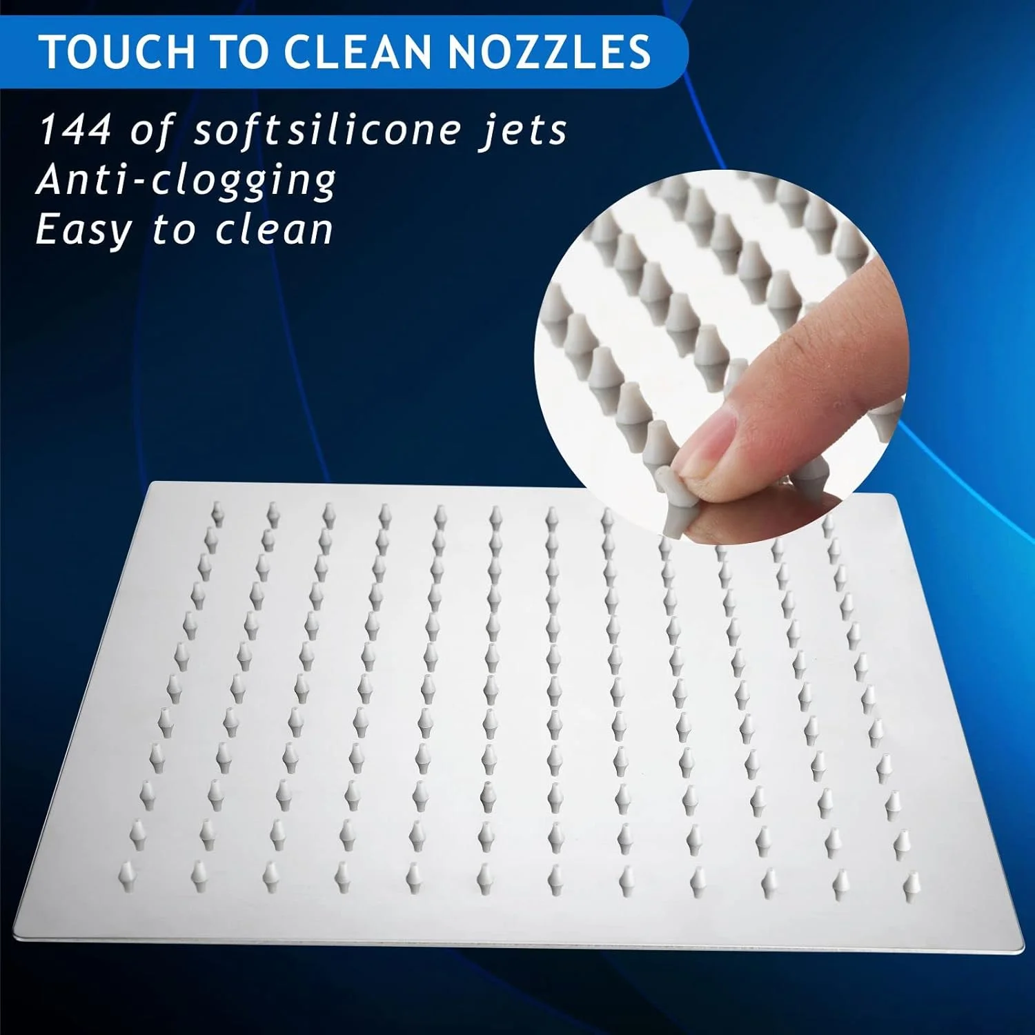 سردوش بارانی وولان - سردوش بارانی بزرگ 12 اینچی وولان ساخته شده از استیل ضد زنگ 304 - جایگزینی عالی برای سردوش حمام شما (12 اینچ کروم) سردوش بارانی وولان - سردوش بارانی بزرگ 12 اینچی وولان ساخته شده از استیل ضد زنگ 304 - جایگزینی عالی برای سردوش حمام شما (12 اینچ کروم)