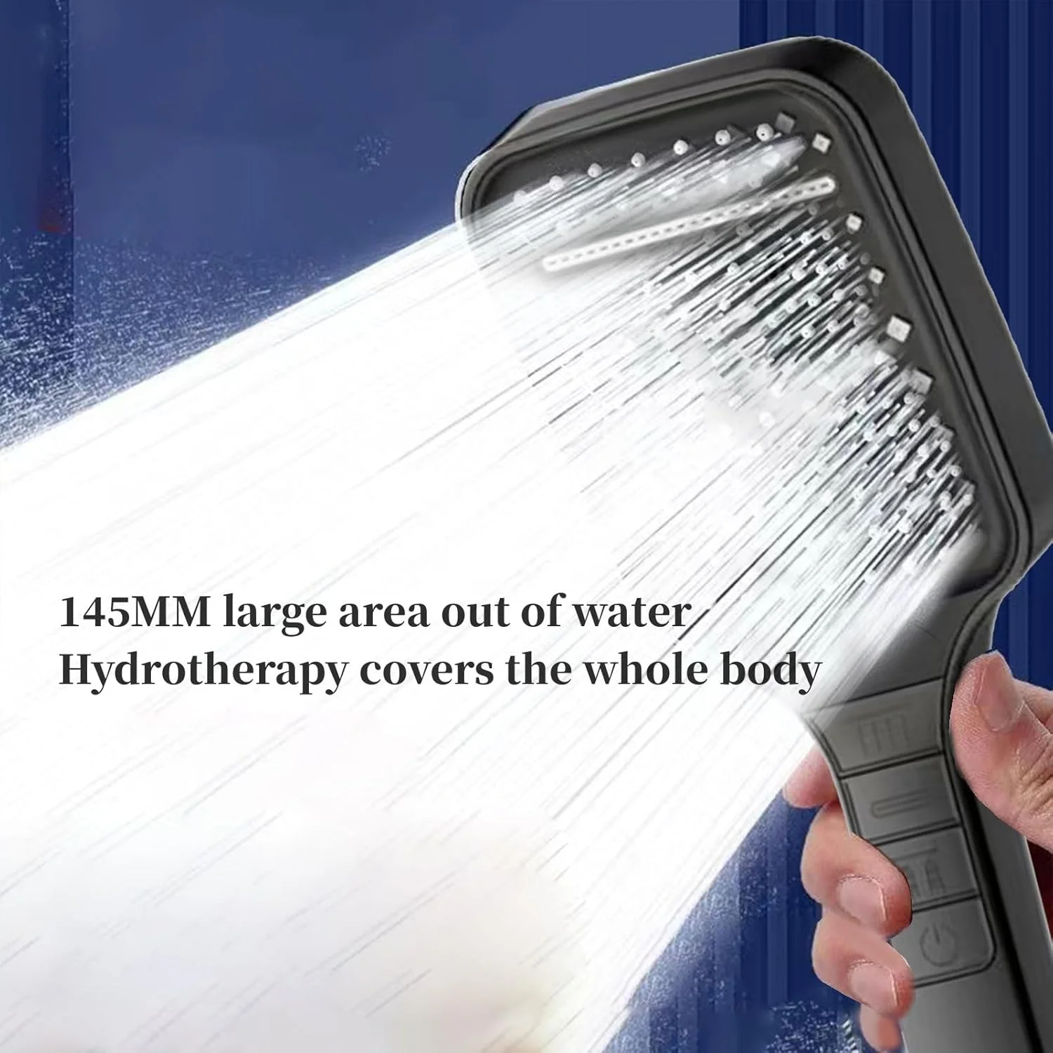 سردوش حمام Orchid M®، دارای 7 حالت اسپری، کنترل دکمه جادویی با سردوش بارانی بزرگ 10 اینچی، شلنگ 60 اینچی و خروجی آب تحت فشار قابل تنظیم ABS ضد زنگ برای حمام/هتل (مشکی) سردوش حمام Orchid M®، دارای 7 حالت اسپری، کنترل دکمه جادویی با سردوش بارانی بزرگ 10 اینچی، شلنگ 60 اینچی و خروجی آب تحت فشار قابل تنظیم ABS ضد زنگ برای حمام/هتل (مشکی)