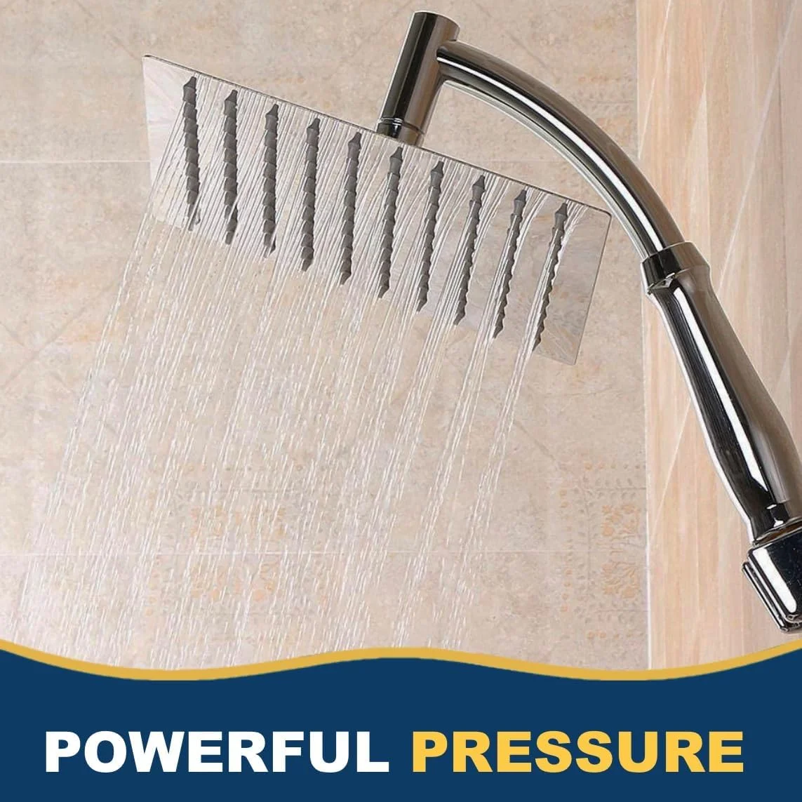 سردوش بارانی بزرگ و قدرتمند SIEYESCITY به همراه بازوی دوش دستی - سردوش های بارانی فشار قوی با بازوی افزایش دهنده در رنگ کروم - سردوش آبشاری یونیورسال G1/2 مربع 8 اینچی - 100 جت سردوش بارانی بزرگ و قدرتمند SIEYESCITY به همراه بازوی دوش دستی - سردوش های بارانی فشار قوی با بازوی افزایش دهنده در رنگ کروم - سردوش آبشاری یونیورسال G1/2 مربع 8 اینچی - 100 جت