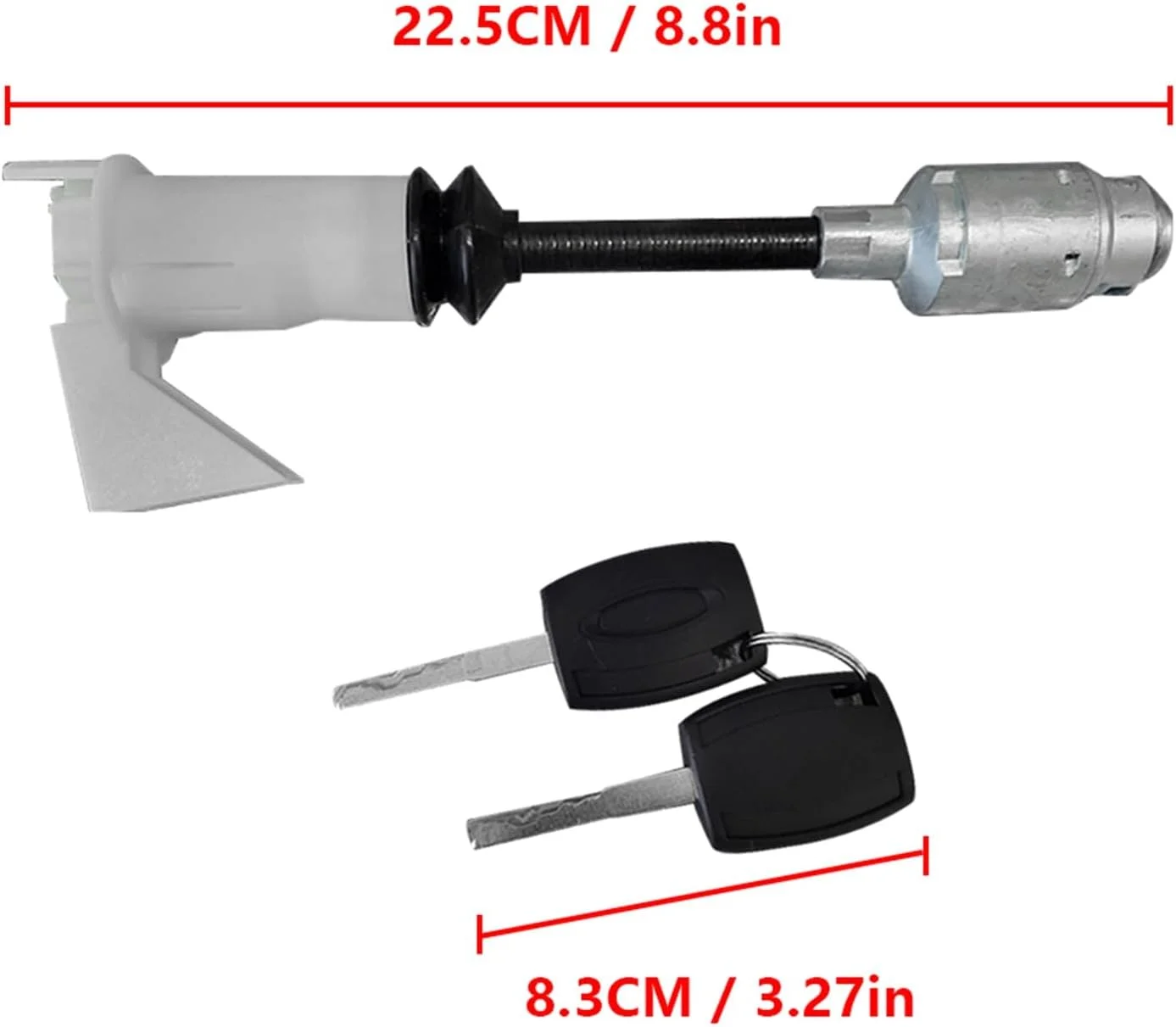 کیت تعمیر قفل کاپوت موتور یورفاکس 4556337 3M5AR16B970AD به همراه میله و متعلقات، مناسب برای فورد، فوکوس MK2 2004-2012، C-MAX 2003