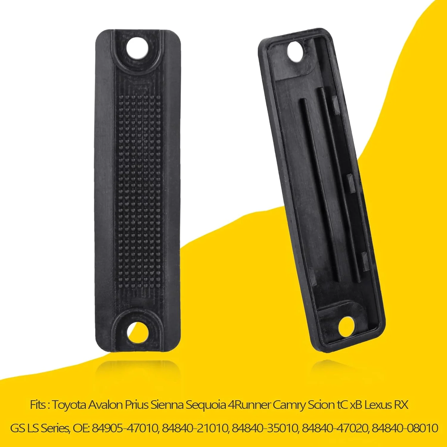 روکش دکمه درب صندوق عقب Xislet سازگار با تویوتا پریوس 4Runner Sienna Scion Lexus Camry، دکمه رهاسازی درب عقب، کیت تعمیر قفل درب صندوق، 84905-47010 84840-21010