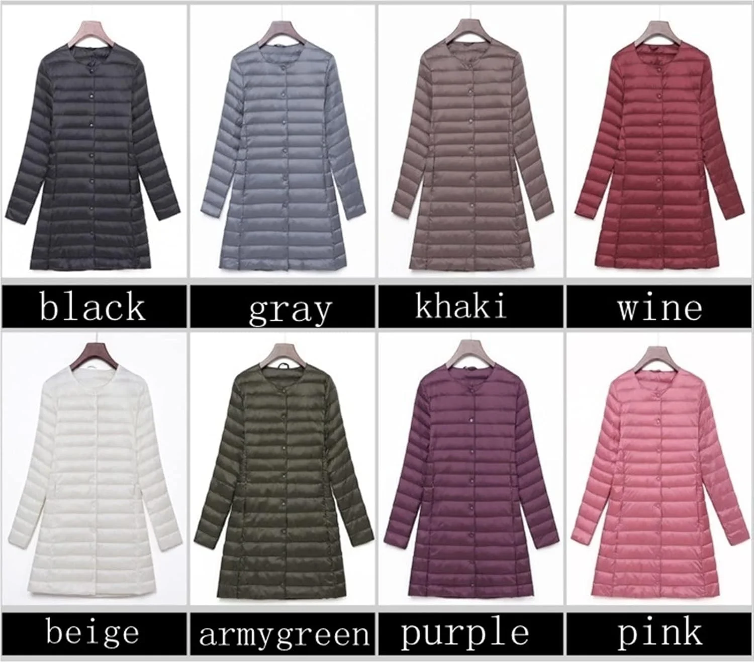HBEIDAHUANG ژاکت زنانه پایین، ژاکت پایین زنانه بلند، ژاکت پایین اردک زنانه سبک وزن، آستر گرم، باریک، قابل حمل، تک سینه (رنگ: Hortel، سایز: XXXL)